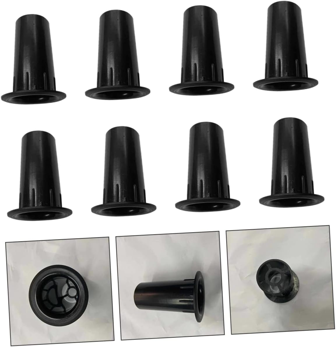 CHICAMPERA 20Pcs Speaker Port Tube Subwoofer Reflex Replacement Bass Outlet Plastic 41X80Mm Audio Woofer Box Ventilation for Home Theater and Car Audio Systems image number 3