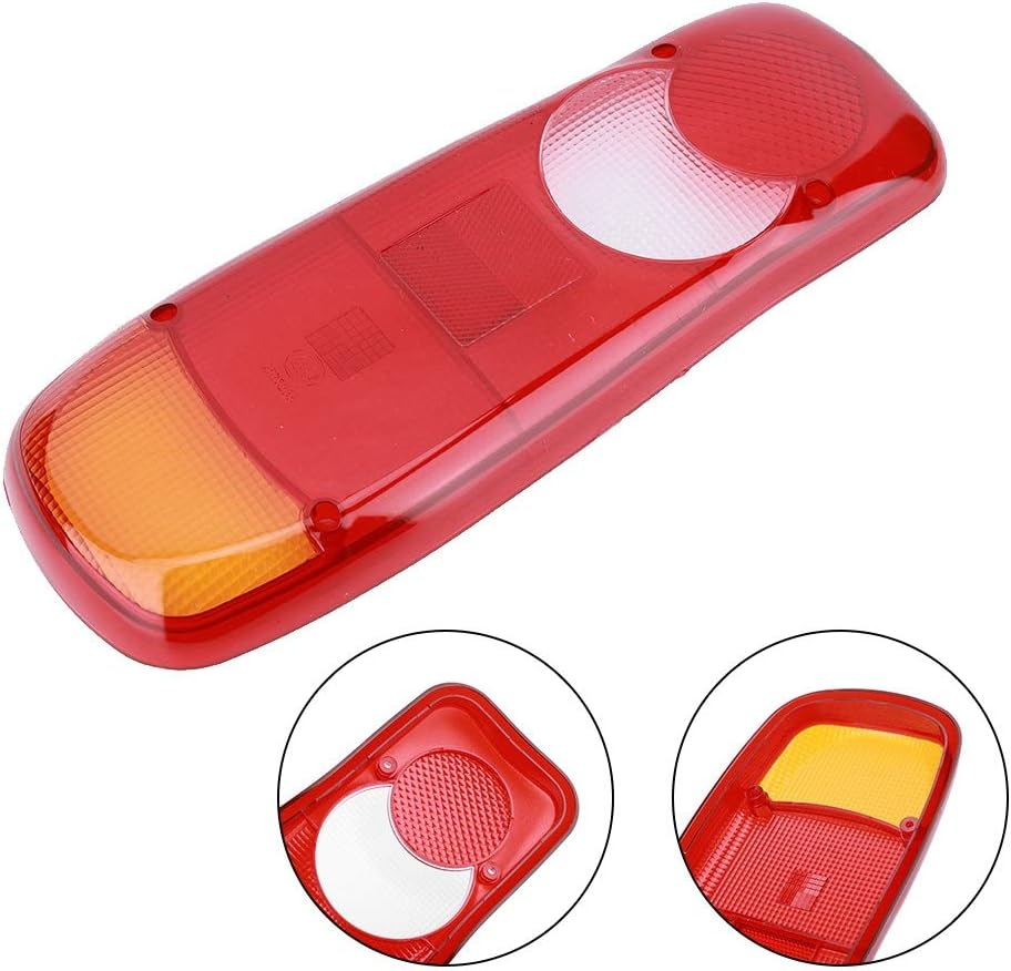 MUNEFE LED Trailer Lights Cover, Reverse Brake Light Shell, Stop Rear Flash Lamp Cover for Lorry Trucks Trailer Boat Pickup RV Campers image number 5