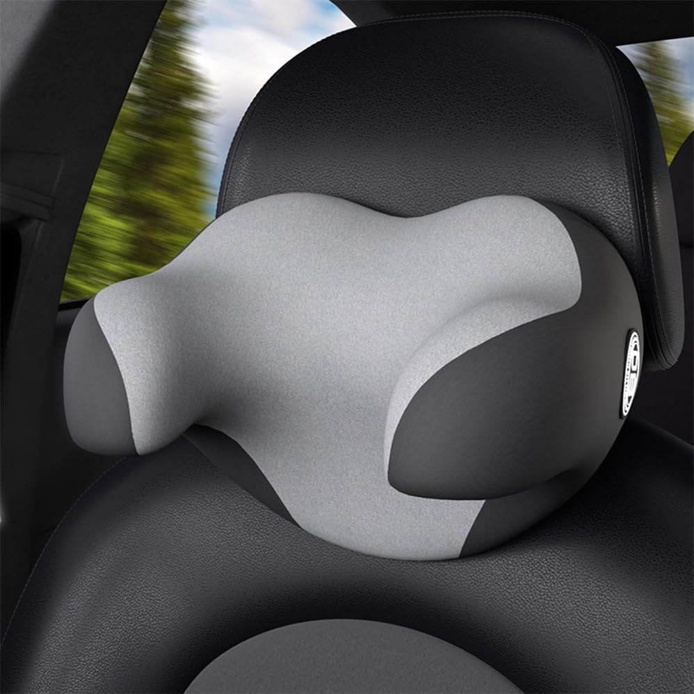 Headrest Pillow for Car Seat,High Appearance, Soft and Skin Friendly,Supports the Spine,Comfortable Driving,Softly Double Travel Pillow for Car & Airplane,U-Shaped Support Design,Providing Head