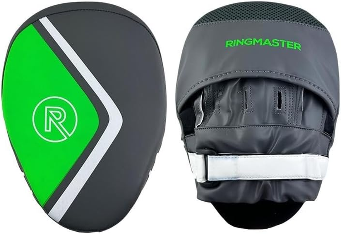 Ringmaster Ultra Focus Pad Curved - Grey/Fluoro Green image number 1