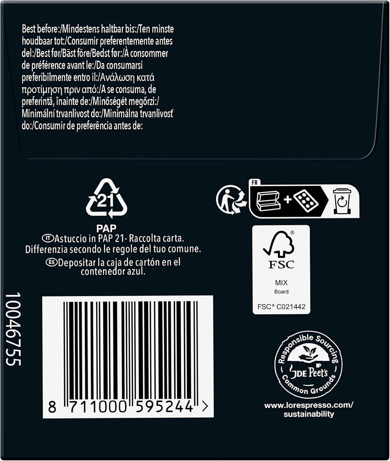 L'OR Espresso Colombia - Intensity 8 - Aluminium Capsules Compatible with Nespresso Machines (5 X 30 Pods Pack) image number 1