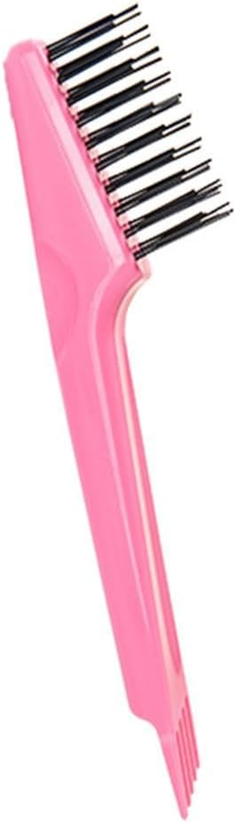 Hair Brush Cleaner Tool, Comb Cleaning Tool for Removing Hair and Debris, Multipurpose Hair Brush Rake for All Hair Types, Efficiently Cleans Hairbrushes and Combs, Home and Salon Use (Pink)