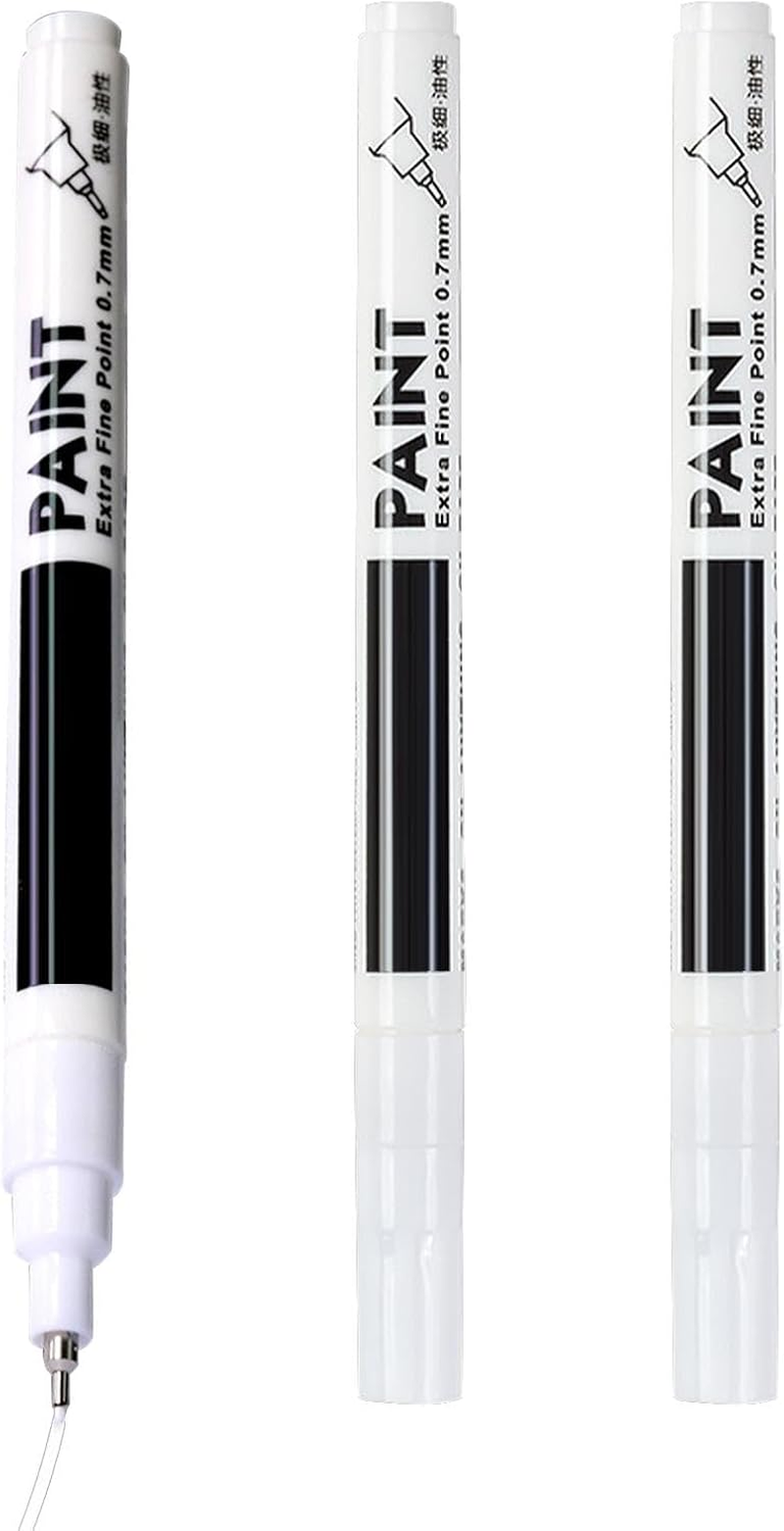 Paint - Rim Paint, Slim Auto Paint Pen | 3-Piece Professional Wheel Scratch Repair Kit, Car Scratch Eraser for Curb Rash, Scuff and Scratch Wheel Repair Paint for Easy Fixes image number 3