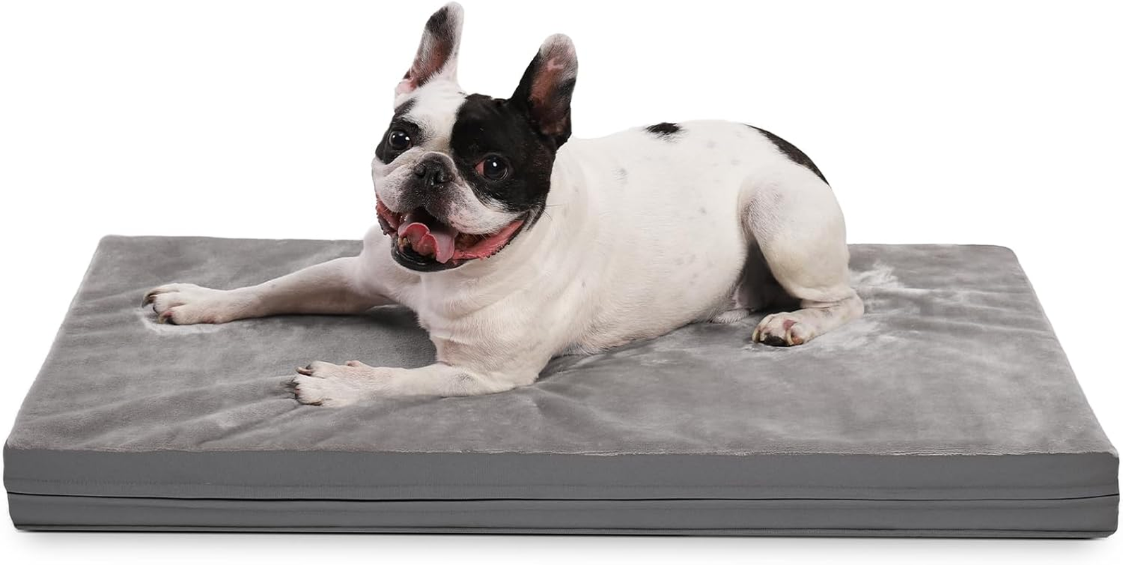 Waterproof Dog Bed, 41 * 27 * 3 Inch Thick Orthopedic Crate Bed for Large Medium Dogs with Washable Removable Cover, Anti-Slip Pet Sleeping Mattress image number 5