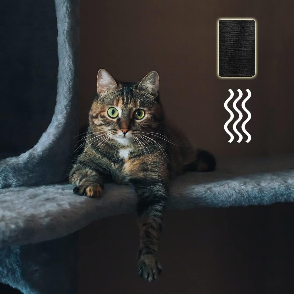 KLC Cat Litter Box, Litter Box, Cat Box Deodorizer|100% Activated Carbon Stick-On Patch|2 &ndash; Pack |Cat Litter Area Air Freshener |Charcoal Odor Absorber for Cat Odor Room | Unscented, Chemical Free Odor Eliminator image number 1