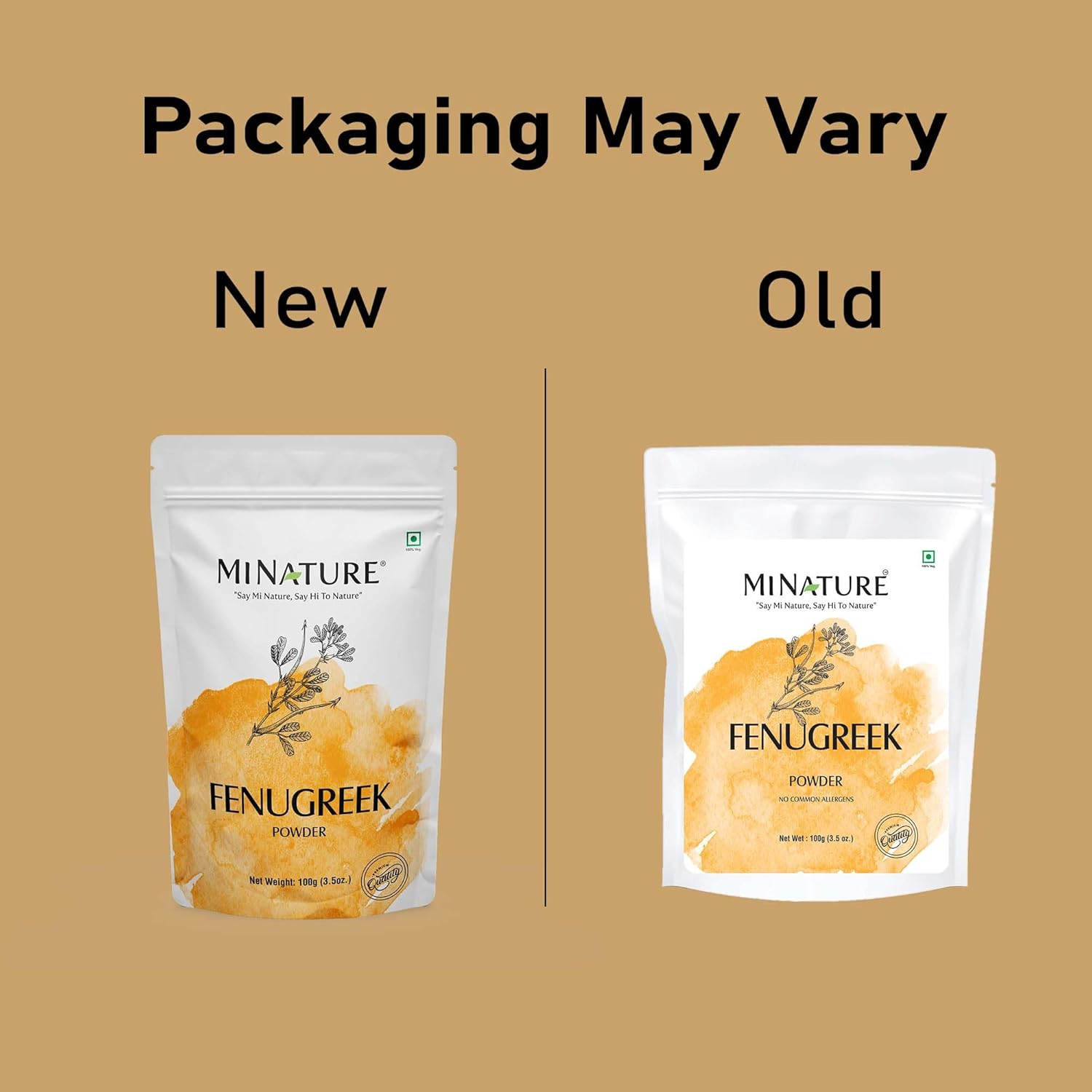 Orgnanic Fenugreek Powder(Trigonella Foenum) by Mi Nature|Methi Powder |Pure & Natural Free from Chemical | Used for Your Hair & Health Care | Digestion |100G(4 Oz) image number 2