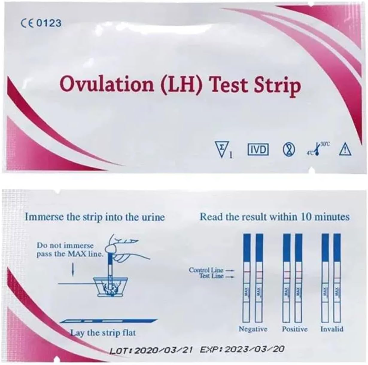 Ovulation Test Strips, 30 Count Ovulation Tracker​​ Predictor Kit for Women High Sensitivity Accurate Home Ovulation Test Strips with Fast Results image number 2