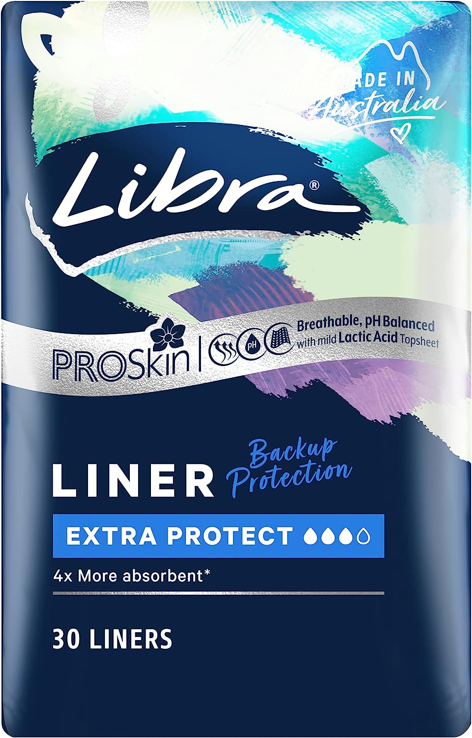 LIBRA Proskin Extra Protect Liners, Pack of 30 image number 1
