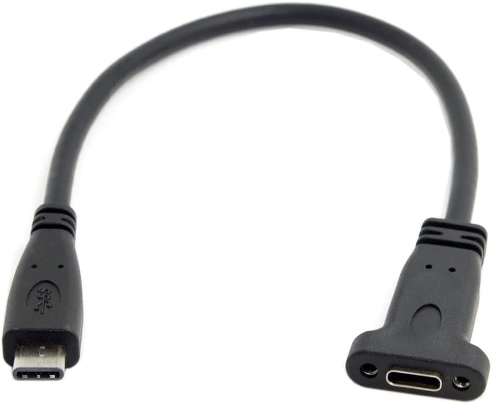 Chenyang USB C Extension Cable USB 3.1 Gen 2 10Gbps Male to Female Fast Charging Data Transfer Extension Cable 1.0M