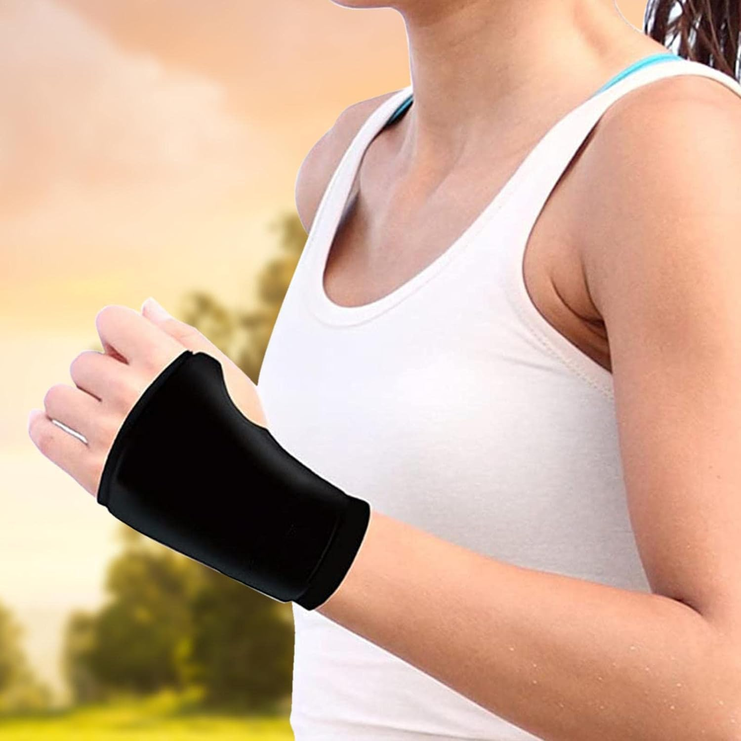 Wrist Ice Pack, Soft Hand Ice Wrap for Pain Relief, Reusable Gel Ice Pack for Injuries Hot & Cold Compress image number 5