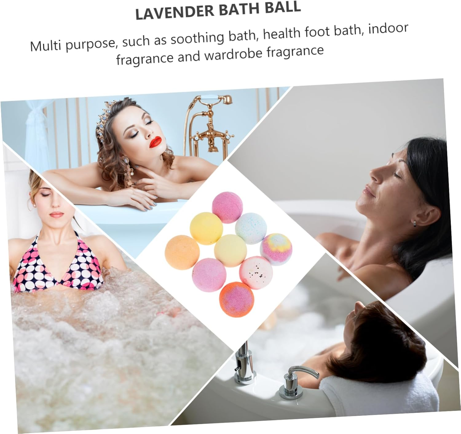 9Pcs Exfoliating Spa Bath Set Aromatherapy Wildflowers Bath Products Essential Oils for Relaxing Bath Time image number 3