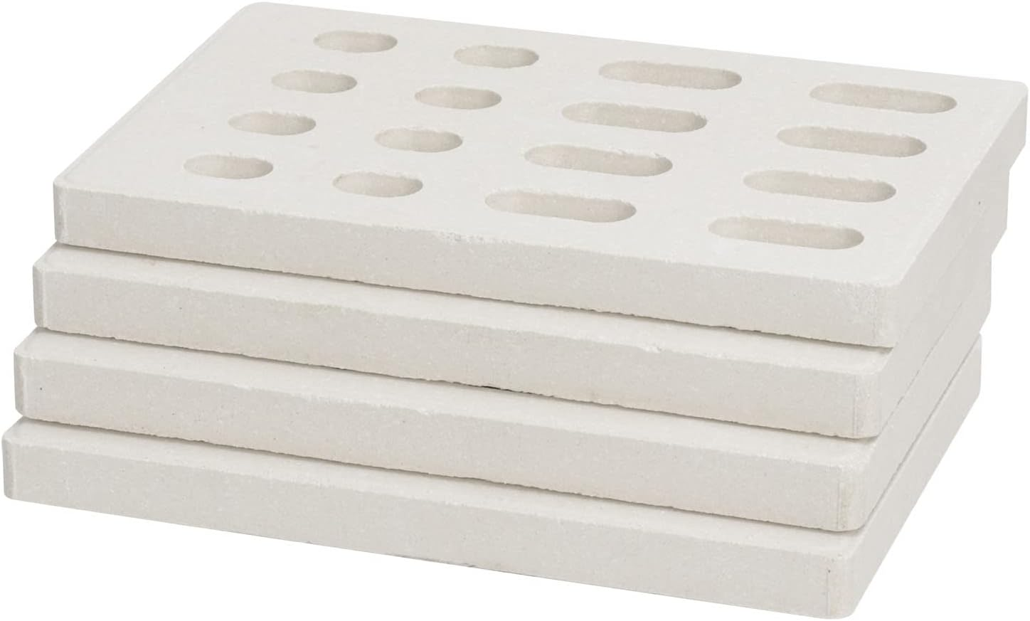 Delsbbq 4-Pack Universal Replacement Heat Plate Flame Tamer for Grand Turbo Grills, Ceramic Brick Flame Tamer, Replacement Parts for Grand Turbo Grand Hall, Barbeques Galore Grand Turbo, Members Mark image number 5