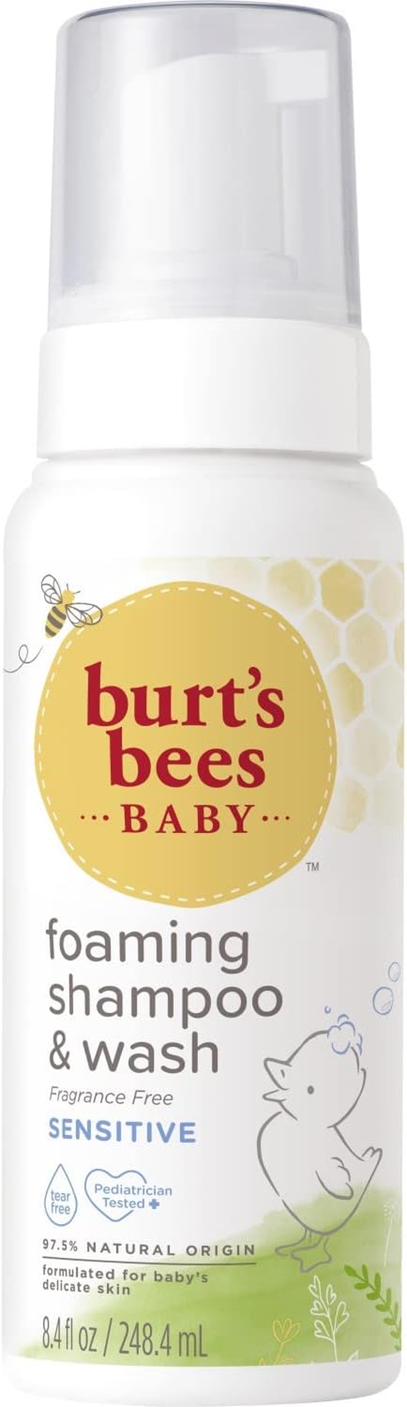 Burt'S Bees Baby Foaming Shampoo & Wash - 8.4 Ounce image number 4