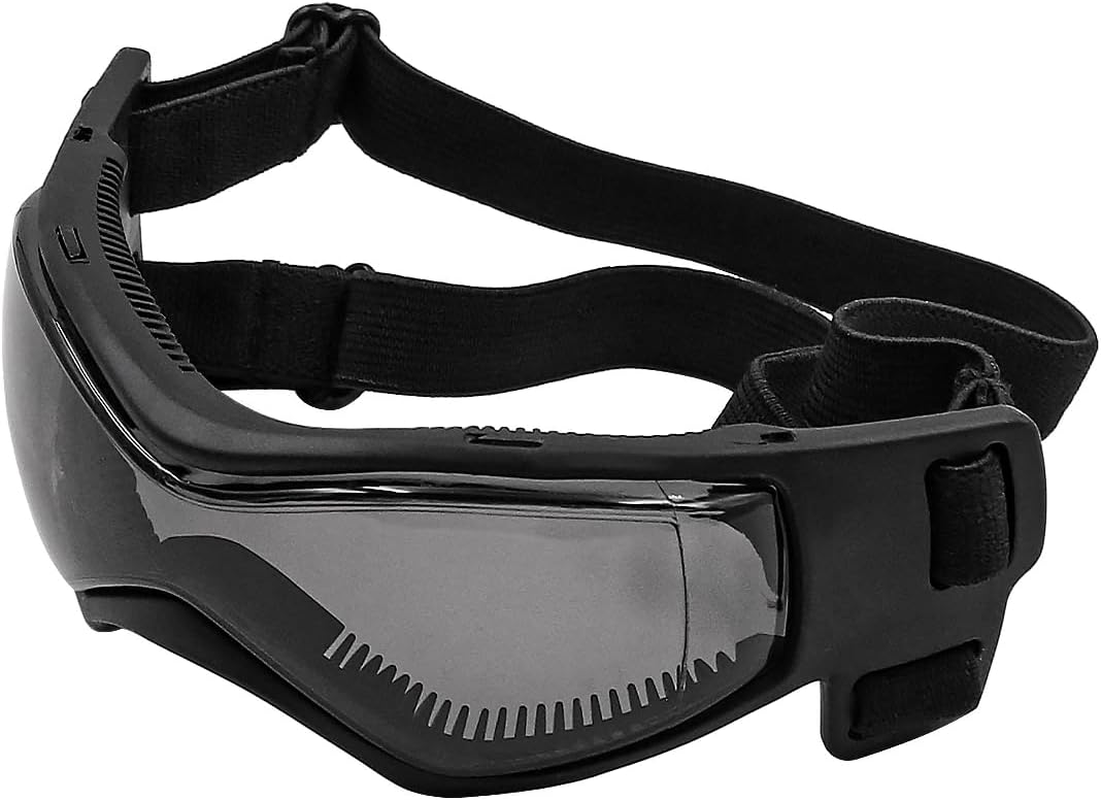 POFET Dog Glasses, Cool Pet Sunglasses, Protective Glasses with Flexible Frame, UV Protection, Waterproof, Snowproof, Windproof, Dustproof, for Small and Medium Dogs
