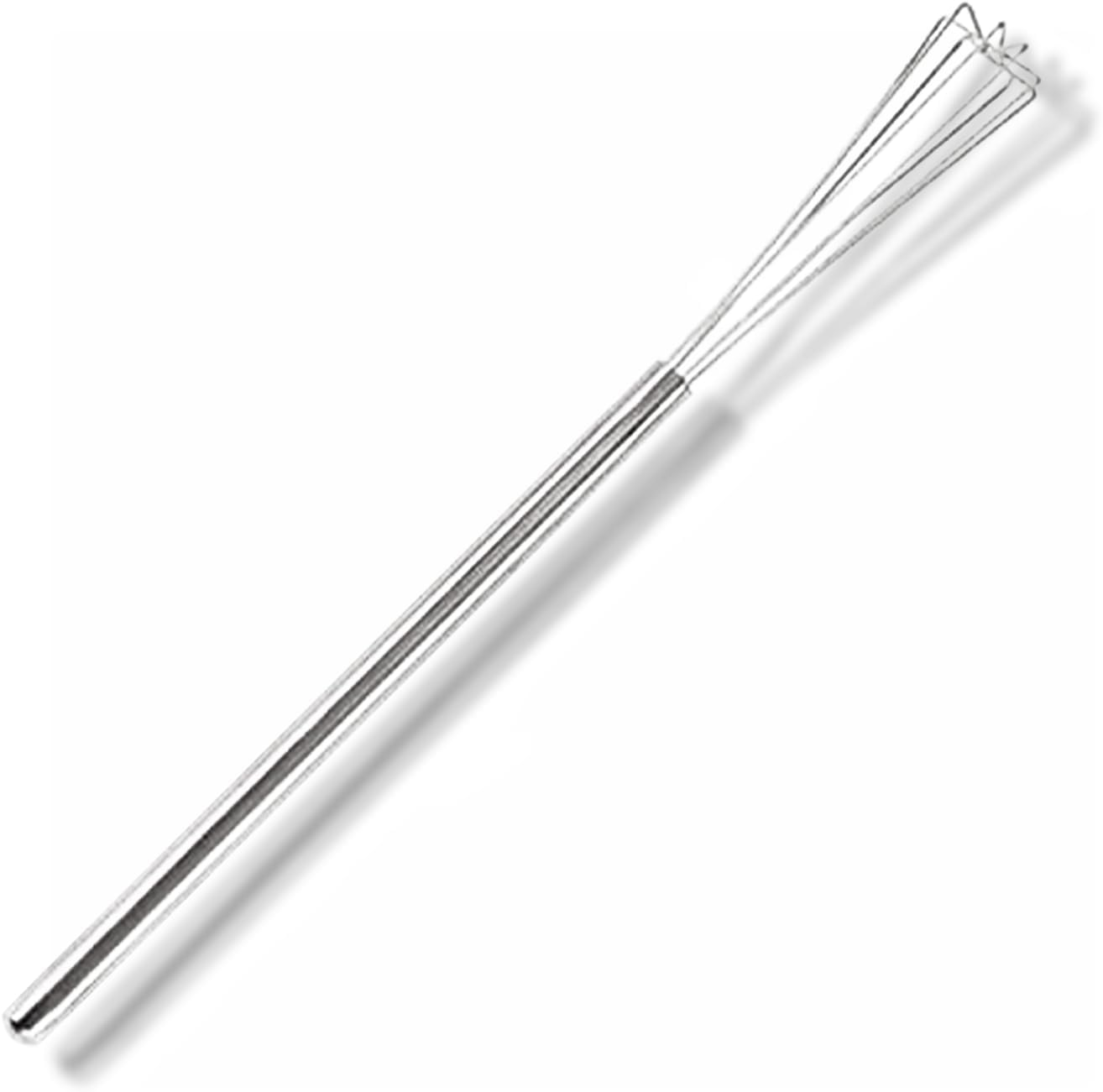 Rattleware 10.25" Long-Handle Silver Espresso Whisk - Perfect Coffee Distribution, Stainless-Steel Triangular Design, Ideal for Commercial & Home Use image number 4