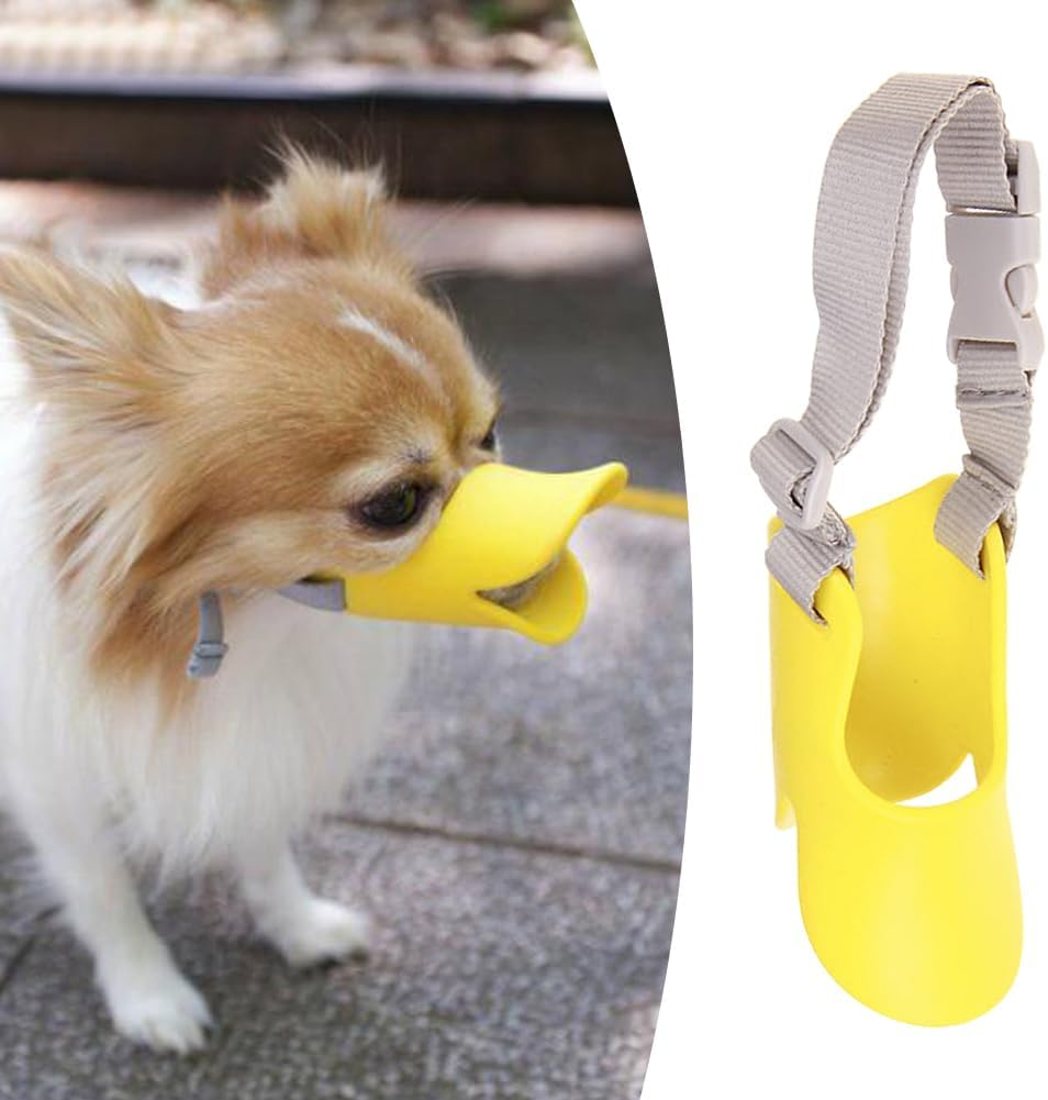 Saycker Practical Duck Bill Shape Muzzle Quick Release Stop Dog Barking TPR S/M/L image number 6