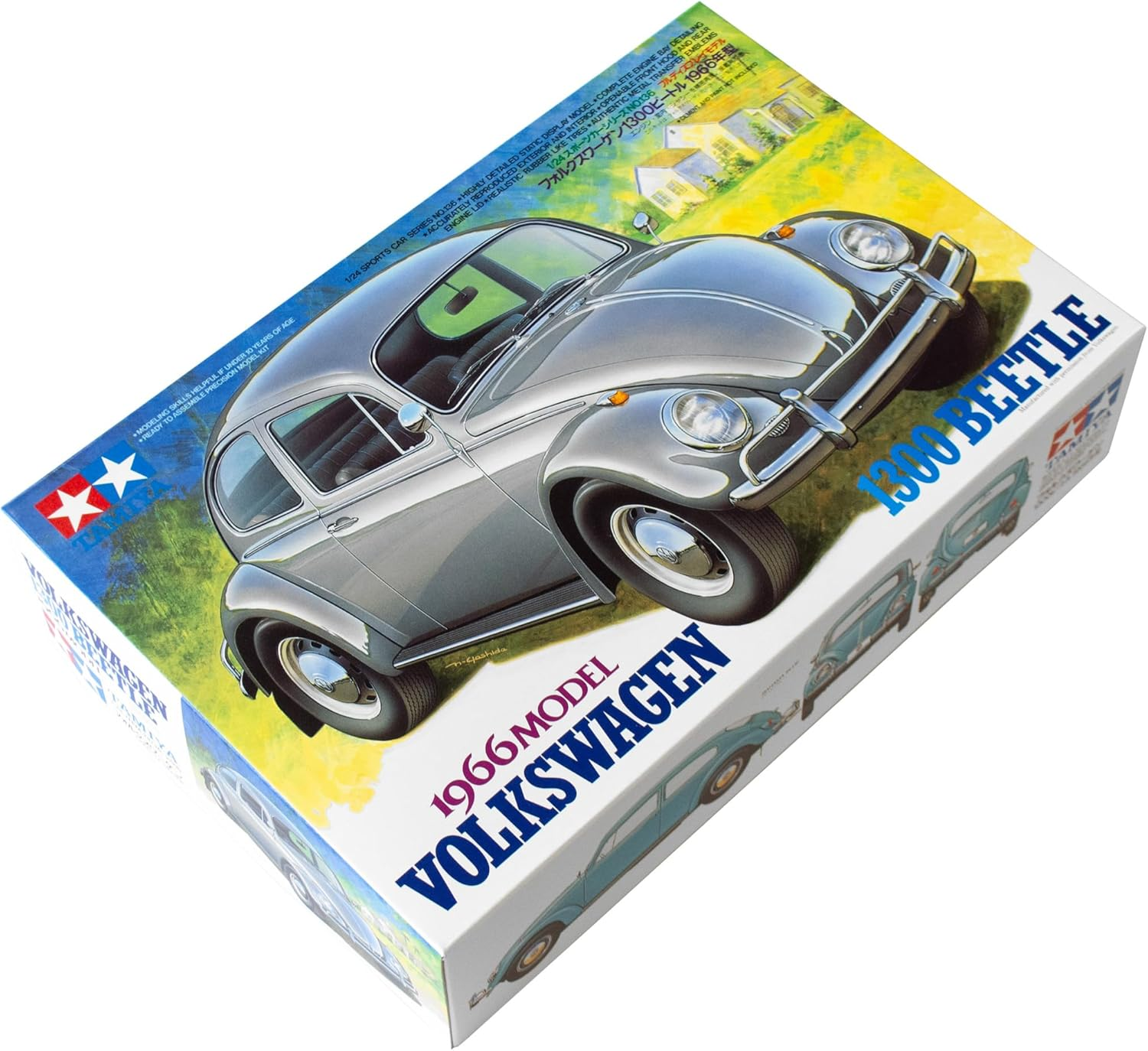 Tamiya 1:24 Scale Volkswagen 1300 Beetle Model Kit image number 4