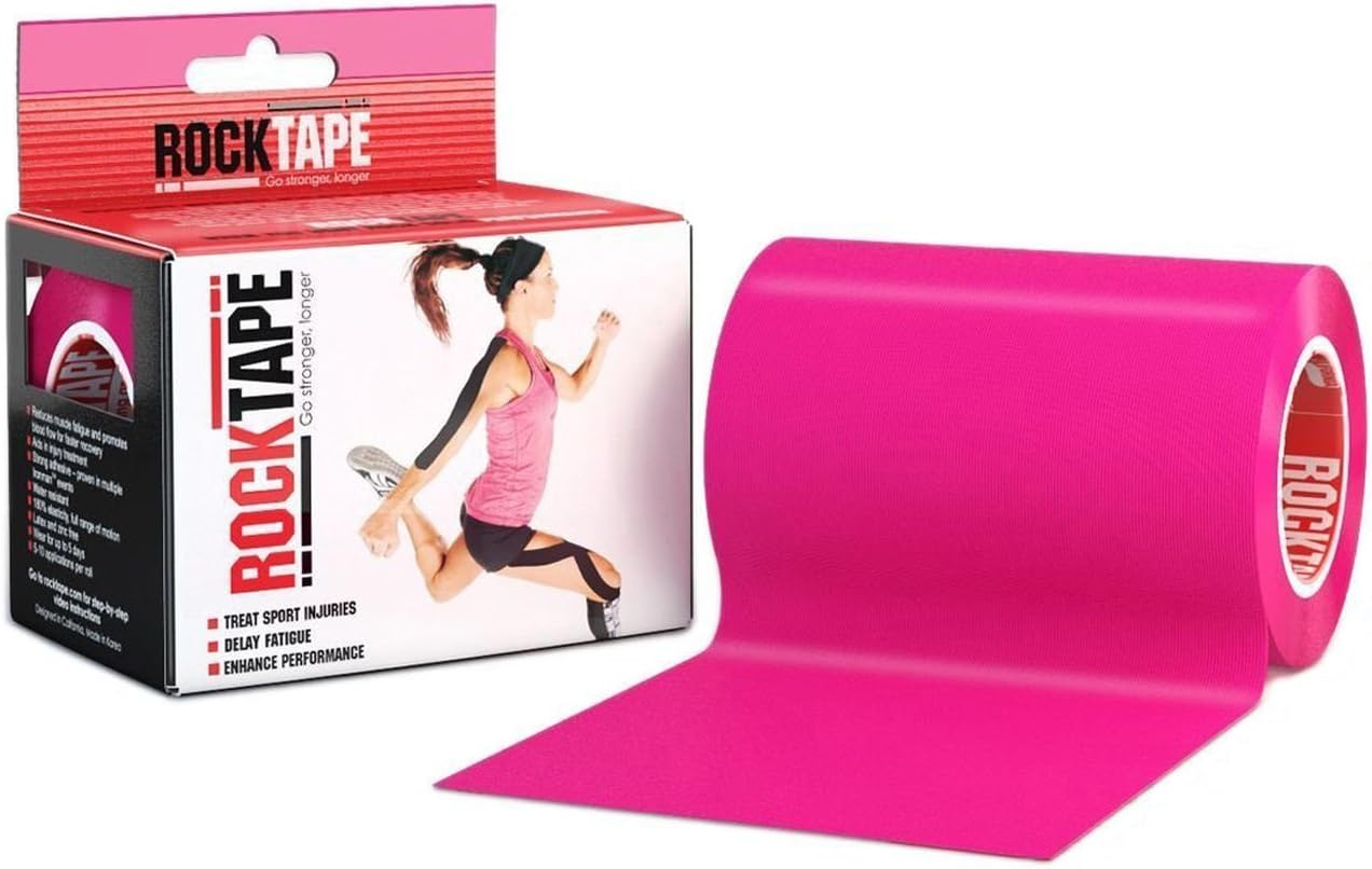 Rocktape Big Daddy Kinesiology Tape for Athletes, Water Resistant, Reduce Pain and Injury Recovery