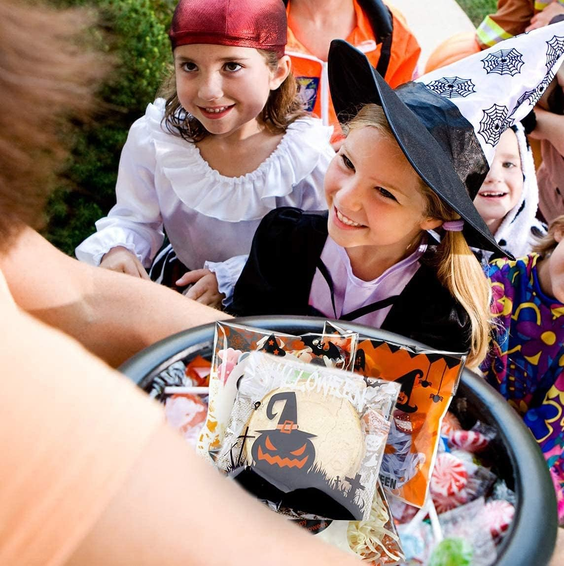 Halloween Cookie Cutters - 5 Pieces Cookie Cutters Shape - Pumpkin, Bat, Ghost, Cat and Witch Hat Shapes for Halloween Food Party Decorations image number 4