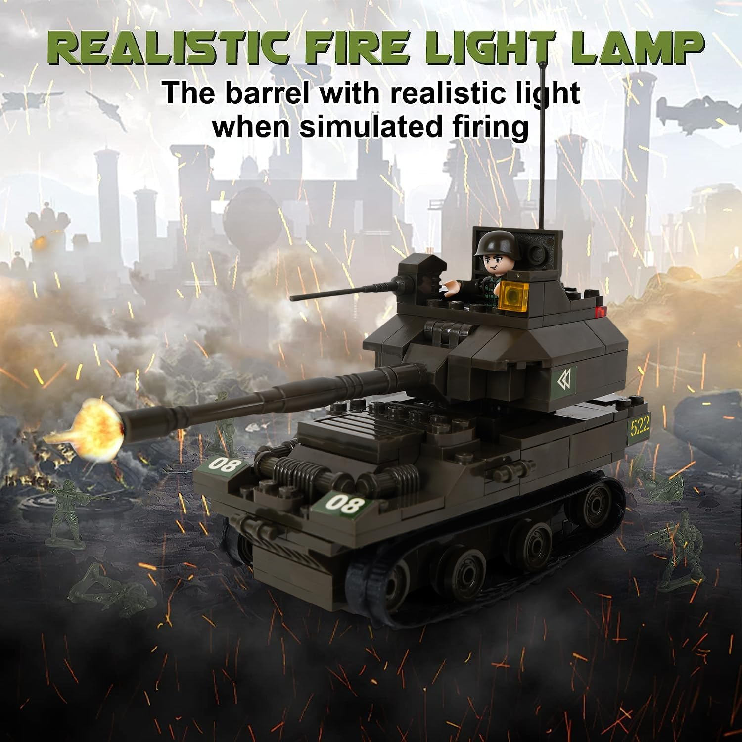 Sluban Tank Army Building Kit (178-Piece) image number 3