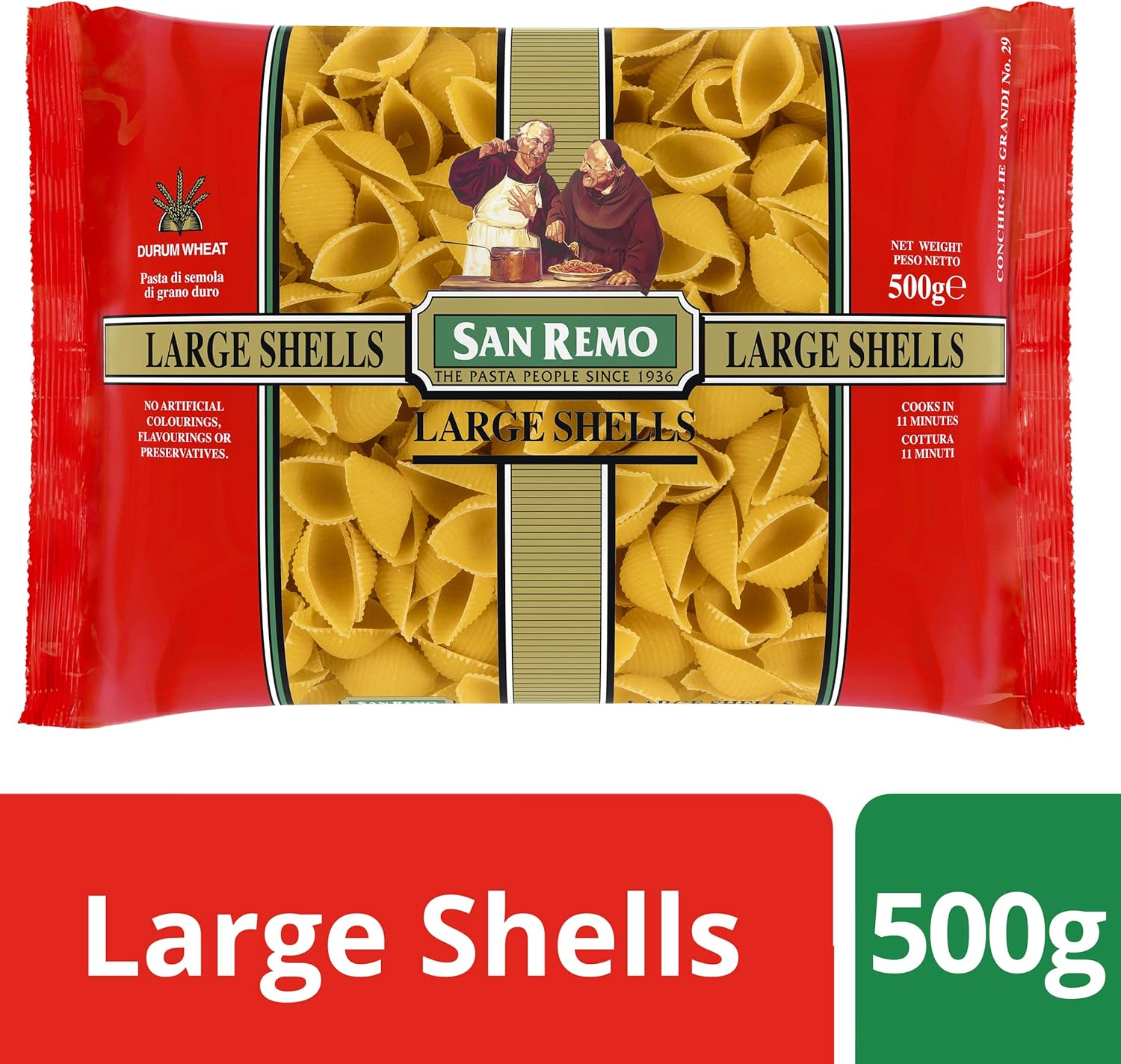 San Remo Large Shells, 500G image number 3