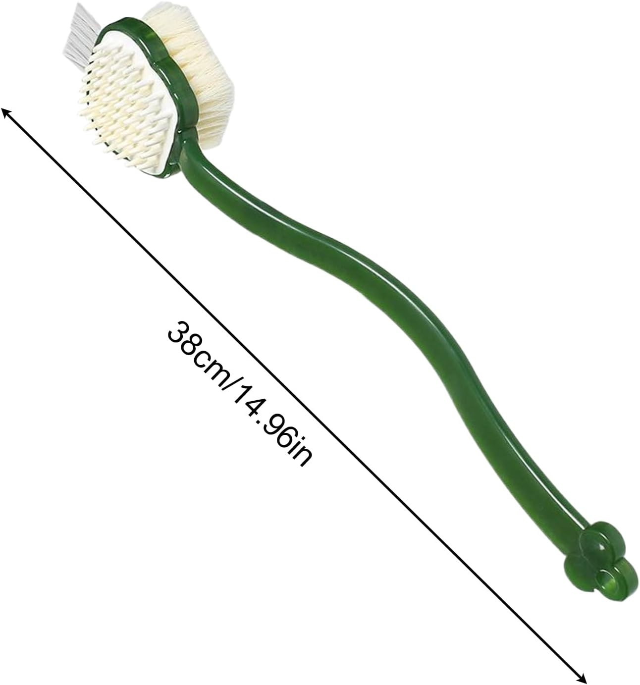 Shower Back Scrubber | Long Back Scrubber for Women Shower | Rich Foam Three-Sided Nails Cleansing Bathing Tool for Women Men Adults Seniors Teens Students image number 6