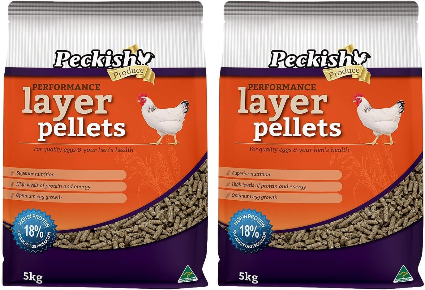 Peckish Performance Layer Pellets, 5Kg, Brown - Supports Egg Production, High Protein for Growth, Balanced Energy in Pellet Form, Added Calcium and Minerals - Ideal for Healthy Laying Hens image number 1