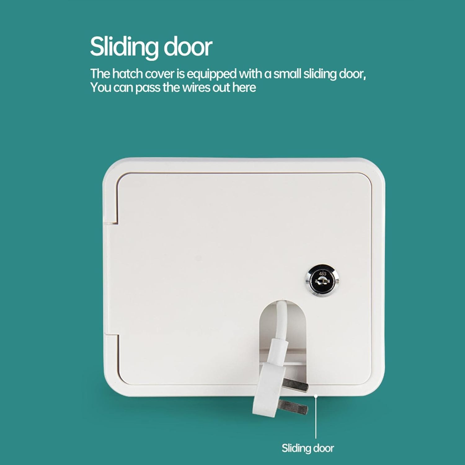 RV Access Door - Multipurpose RV Access Panel, Lockable Waterproof Hatch | ABS Stainless Steel Frame Replacement Accessory for Loading Lle Maintenance Ports