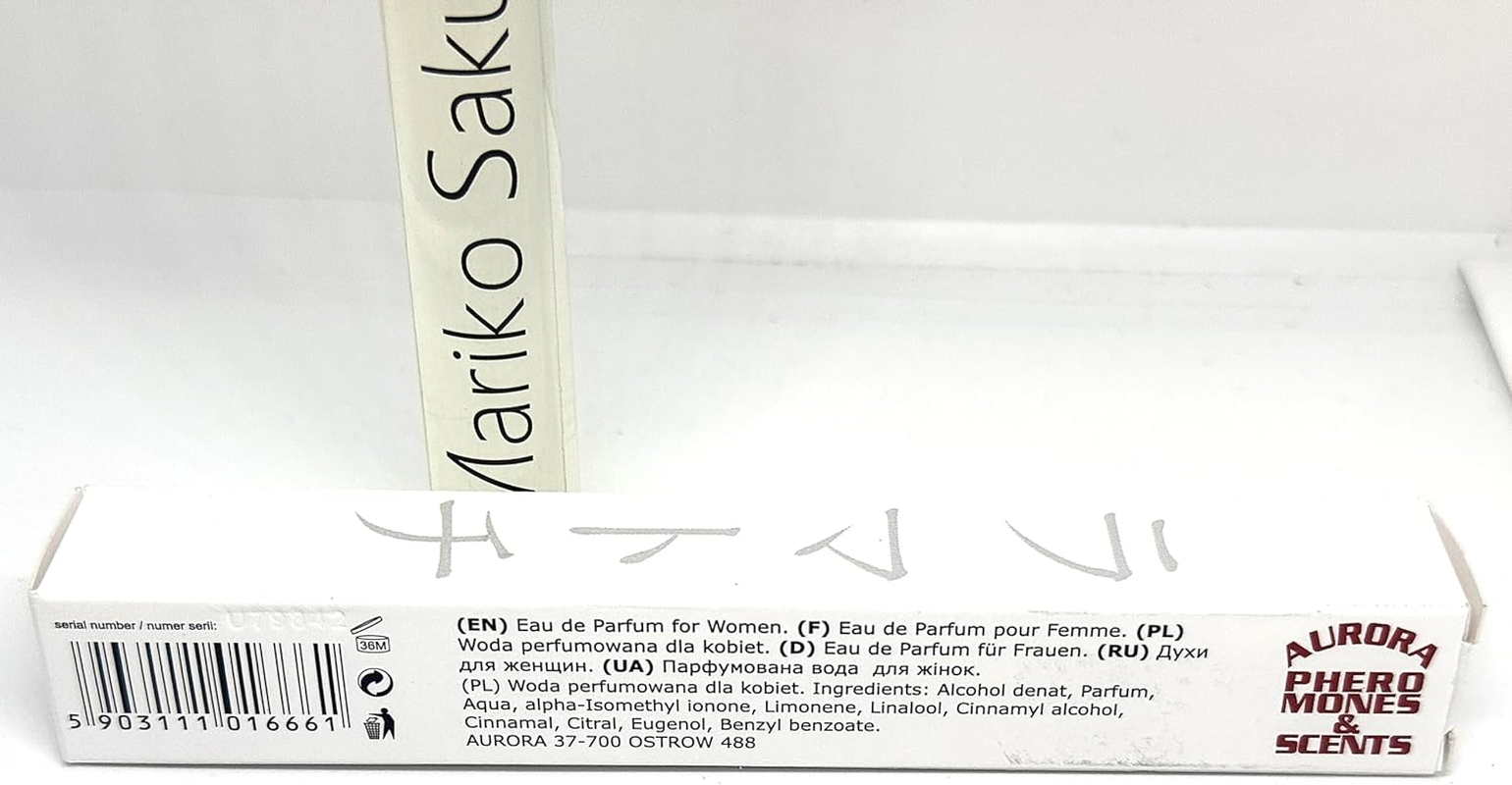 Mariko Sakuri Japanese Roll-On Perfume for Women &ndash; Luxury Asian Fragrance with Jasmine, Patchouli, Bergamot & Oakmoss &ndash; Elegant, Spicy, Sensual Scent &ndash; Inspired by Eastern Sophistication 15Ml image number 4