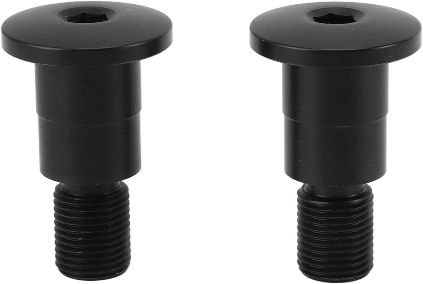 Motorcycle Handlebar Mirror Adapter, M16 Thread CNC Machined Anti-Rust Aluminum Alloy Handlebar Bar End Mirror Adapter 2Pcs for MT07 MT09 MT10 XSR700 900