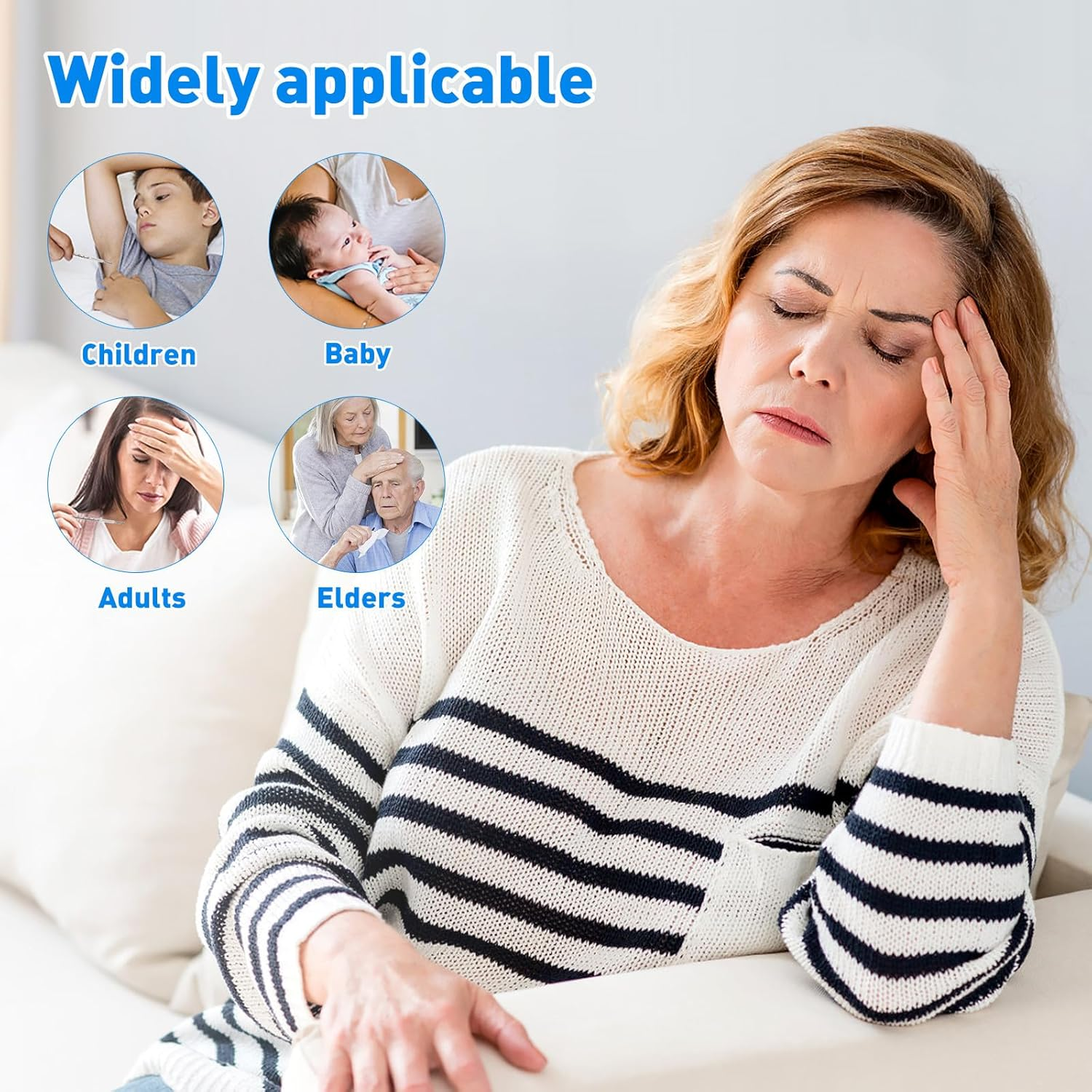 SAFIGLE 1Pc Glass, Triangular Bar Oral for Adults, Accurate Measurement, Blue Color, 4. 72 Inch, No Batteries Needed