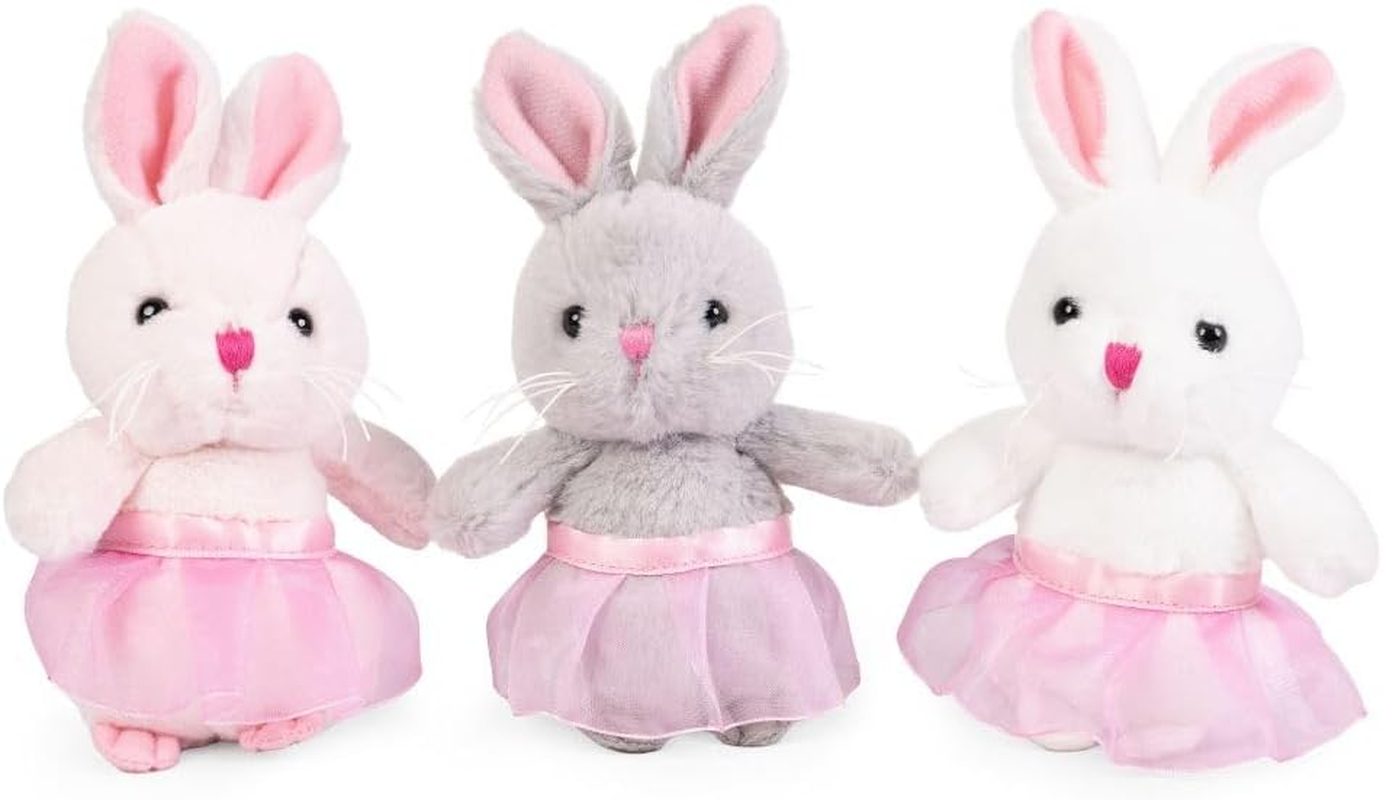 Living Nature Play Tutu Bunny Plush 15Cm, Soft, Cuddly Mini Bunny in a Pink Tutu, Collectable and Made from Sustainable Recycled Materials, Adorable for Children image number 2