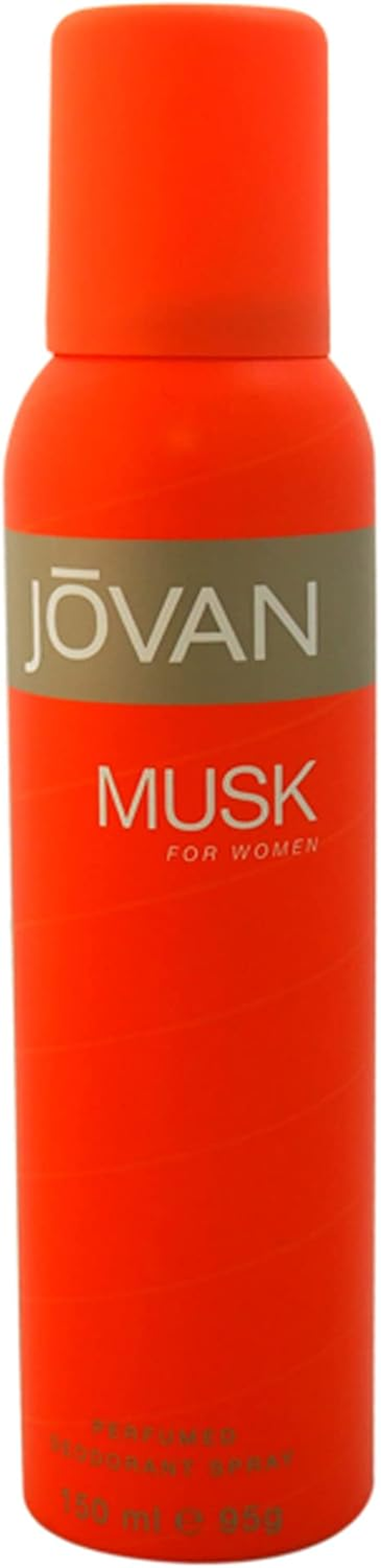 Jovan Deodorant Spray for Women, Musk, 5 Ounce