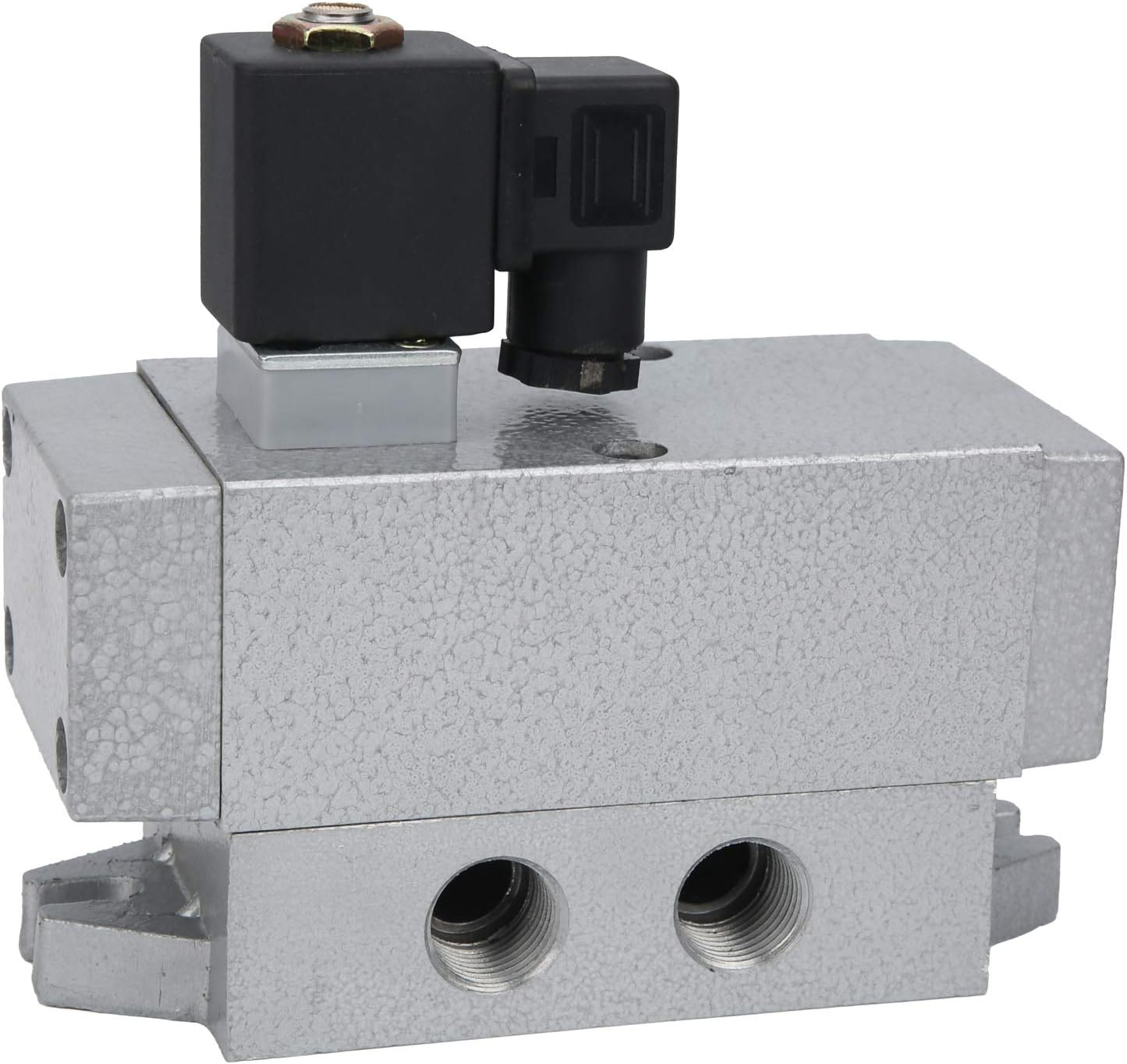 Jectse Electric Solenoid Valve,G1/2In 2 Position 5 Way Solenoid Valve,Aluminum Alloy Single Control Directional, Automatic Compensation Function for Seal Wear (DC12V) image number 1