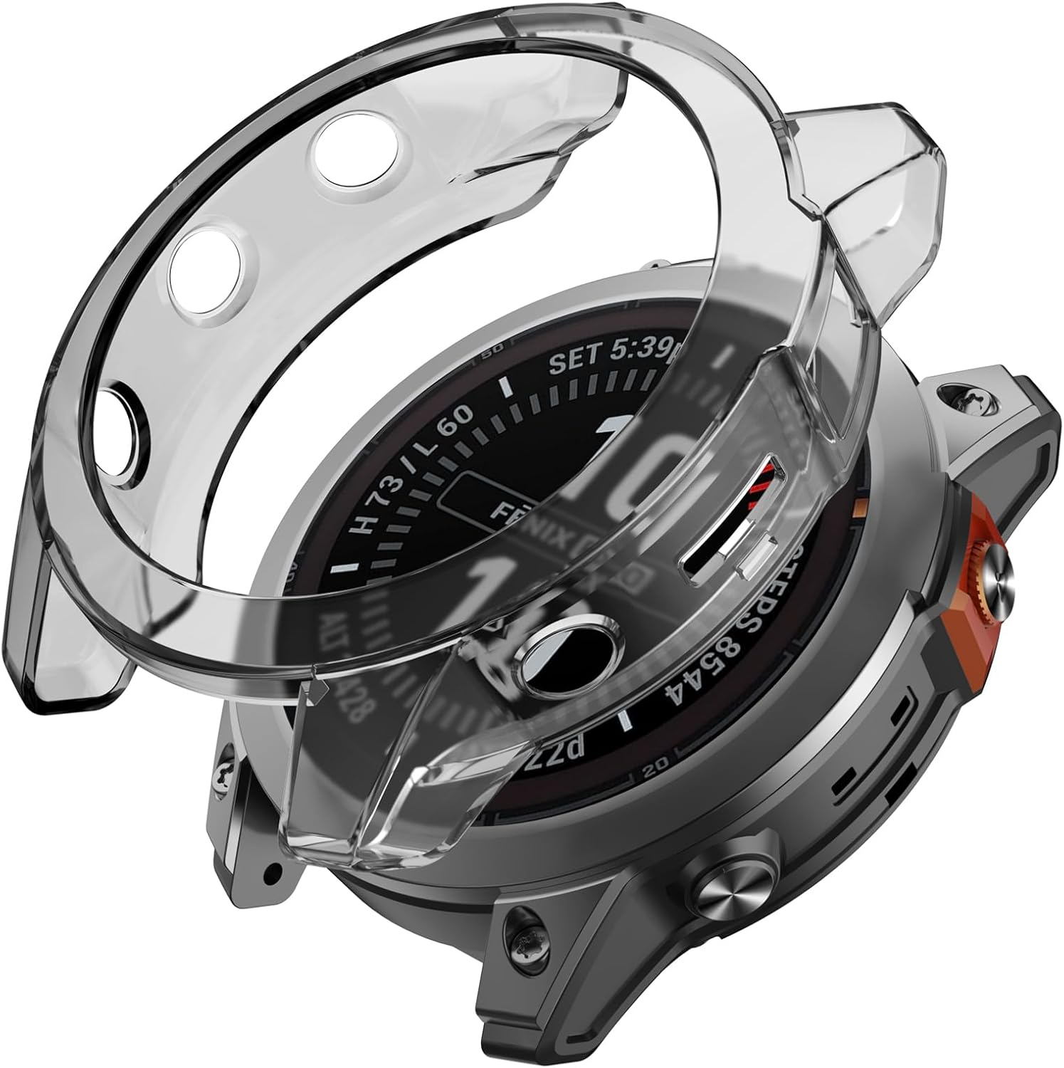 MYSNBKN Protective Case Compatible with Garmin Fenix 7 Pro/Fenix 7/Epix Pro 47 Mm, TPU Protective Cases Shockproof