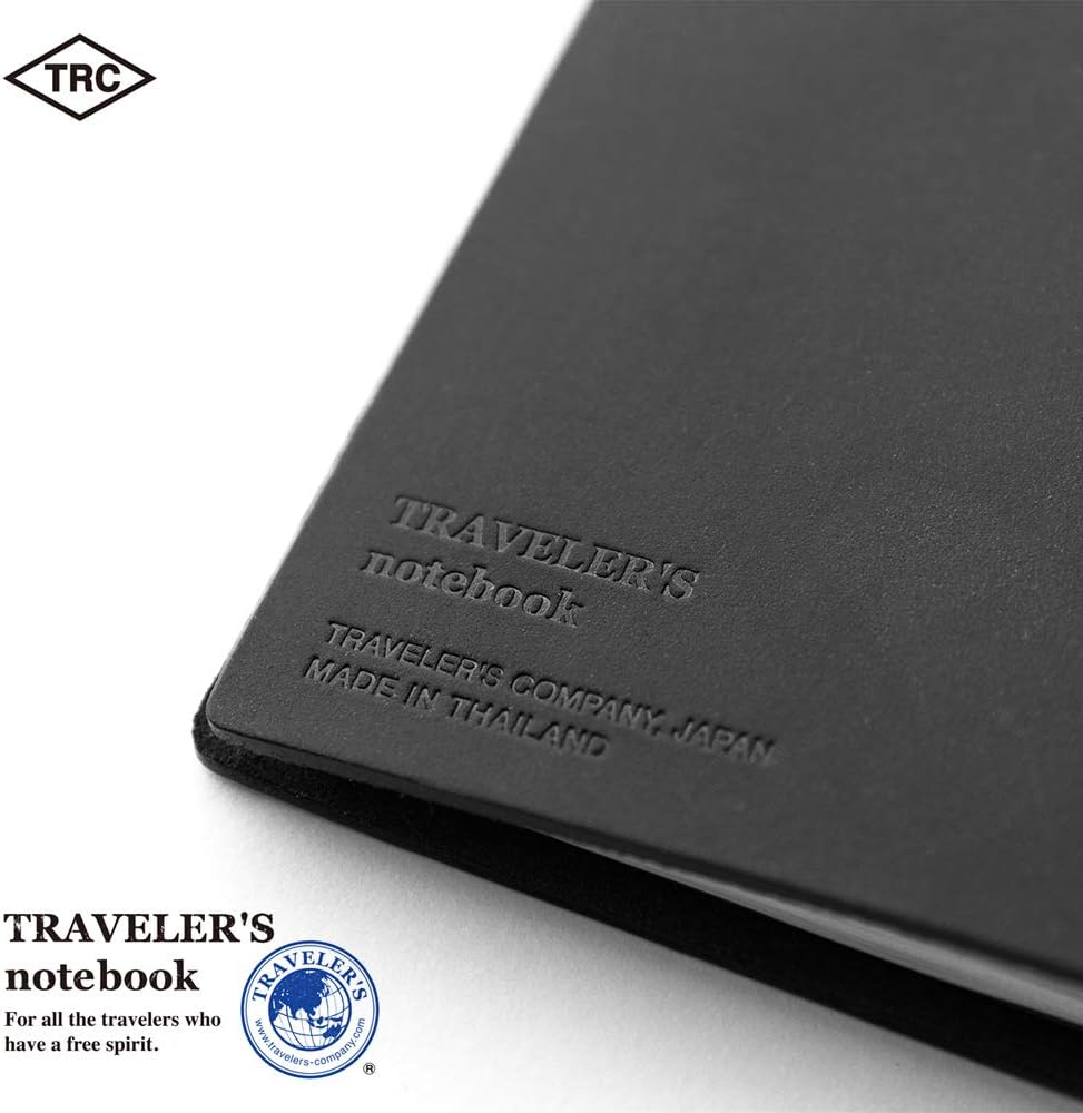 DESIGNPHIL 15026006 Midori Traveler'S Notebook, Passport Size, Black image number 3