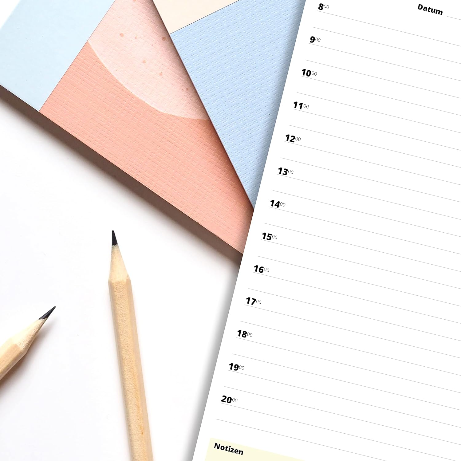 PACKLIST&reg; Daily Planner Pad A4, Time Management Planner - 52 Pages Productivity Planner for Tasks, Goal of the Day, Priorities, Reminders, Food, Drinking, Sports & Notes for Home & Office image number 5