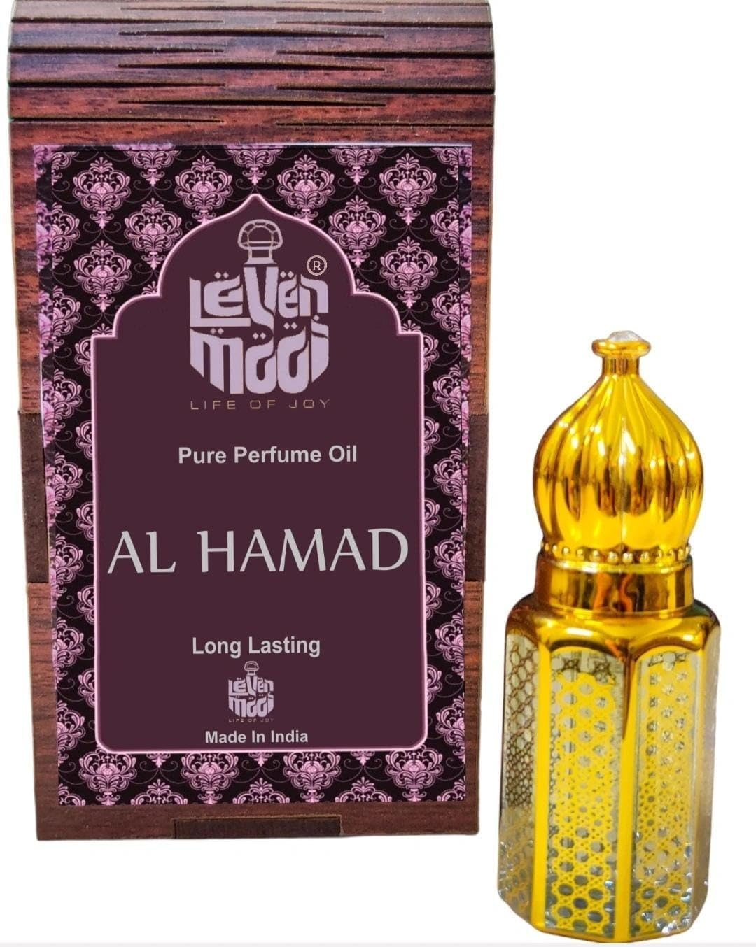 LEVENMOOI AL HAMAD Wooden Attar for Suitable for Daily Uses,Occasions & Parties Long Lasting Fragrance Roll on Perfume Oil Leak Proof Available in Travel Size for Unisex 6ML image number 6