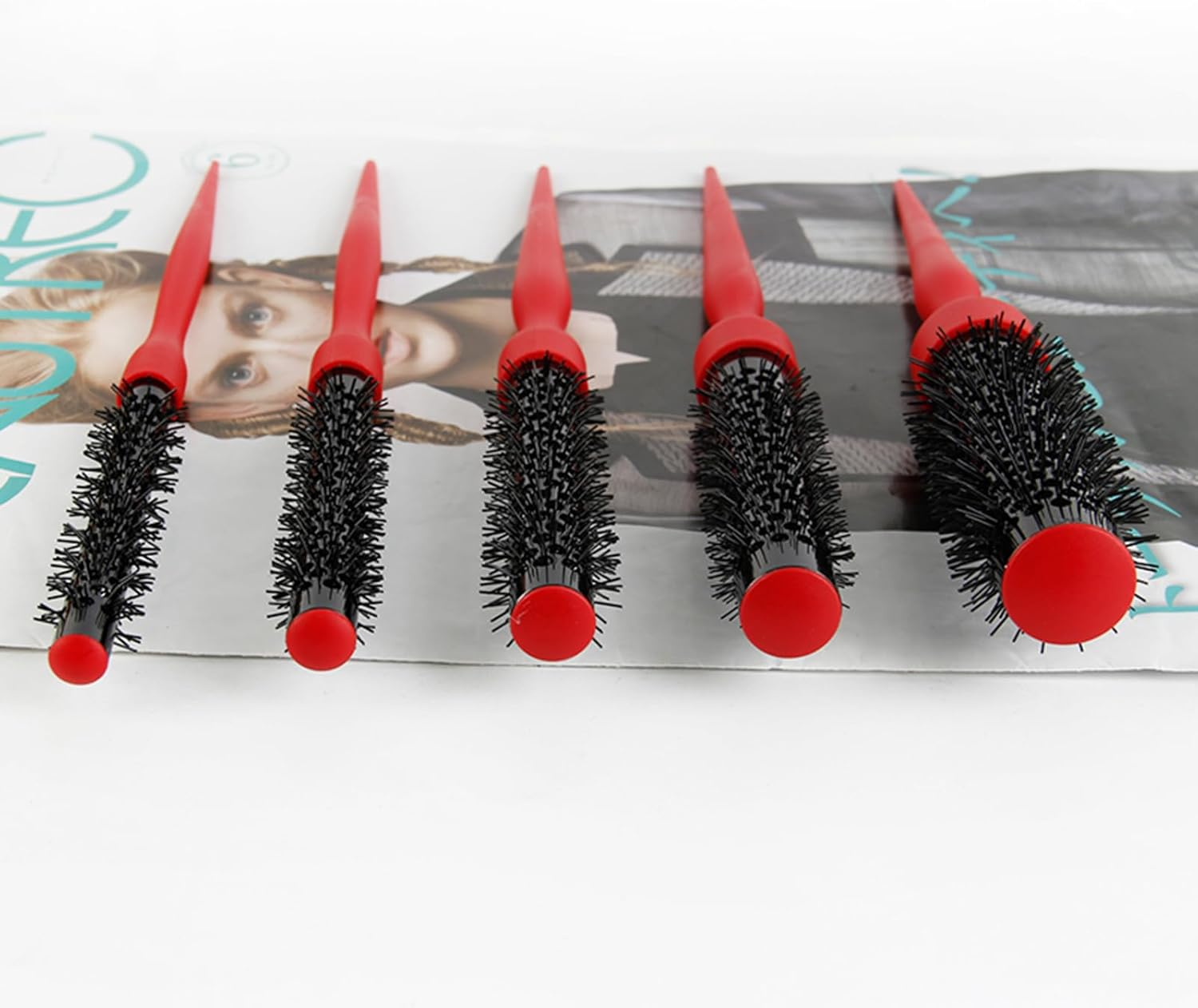 Round H Brush for Woman Blow Drying Volume Curling & Straightening H Brush image number 6