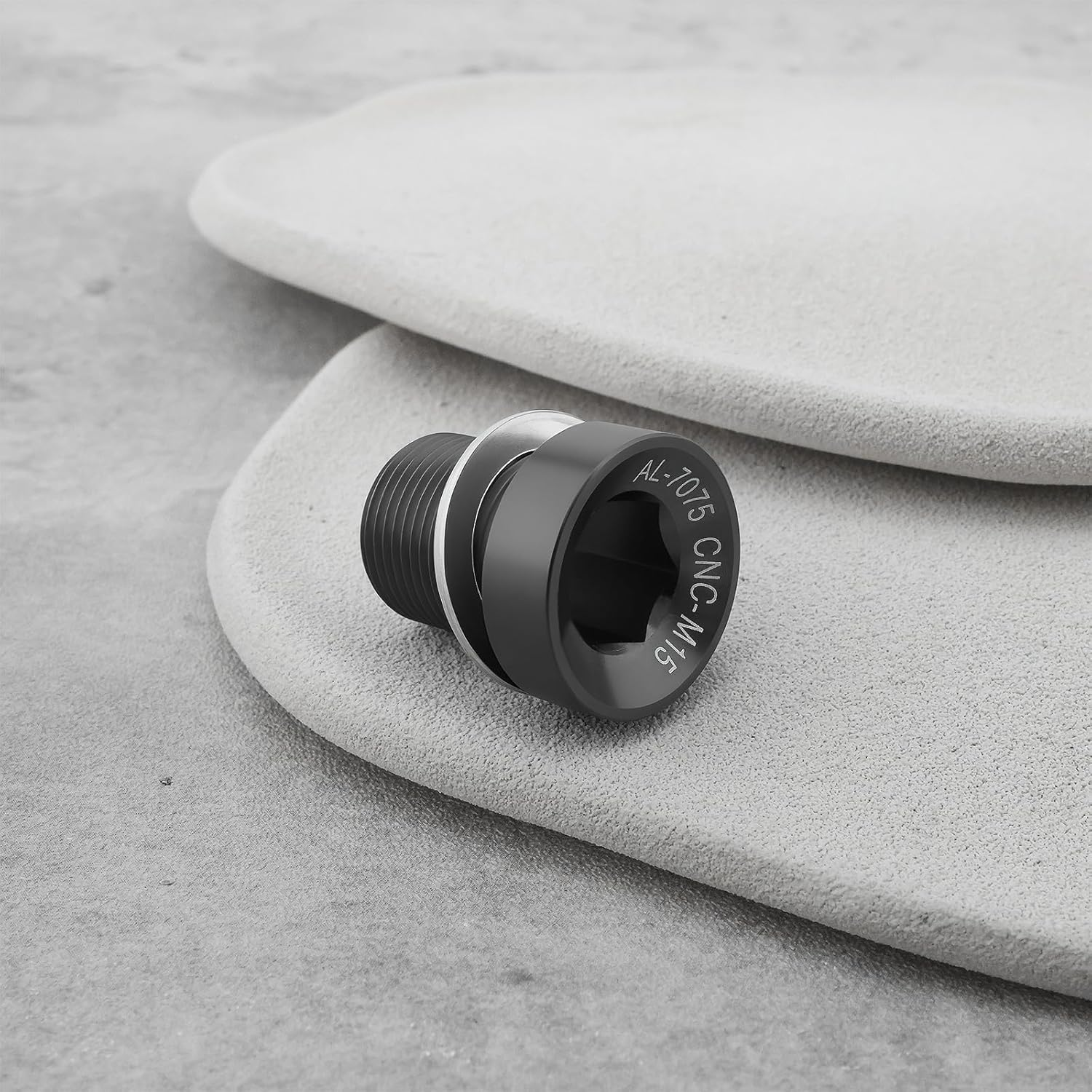 Ecsing 2Pcs Electric Bicycle Axle Crank M15 Bolt Aluminum Alloy Compatible with Bosch E-Bike CX 7075