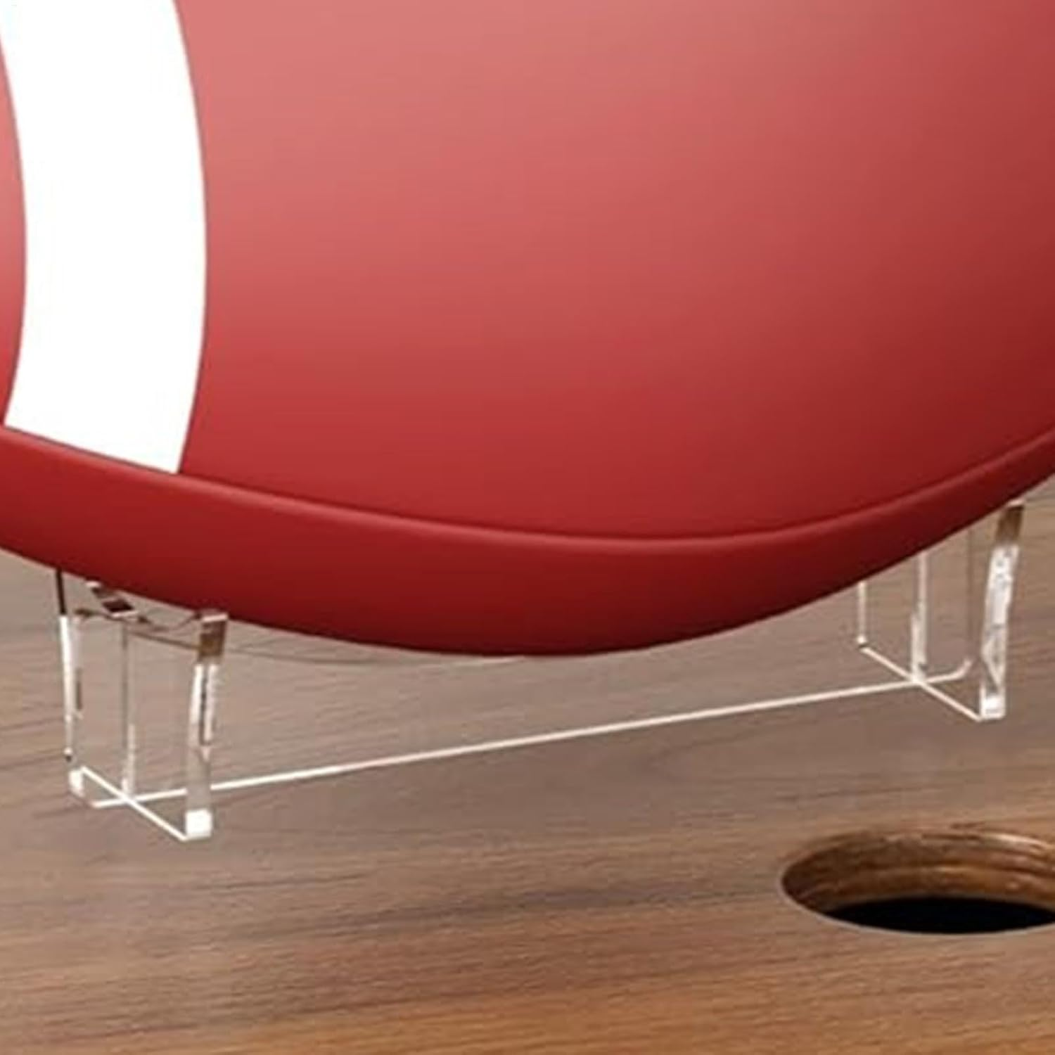 Acrylic Display Stand for Ball - Transparent Acrylic Stand Desktop Football Rack | Autographed Souvenir Collection Sport Ball Table Holder Multi-Functional for Soccer, Basketball