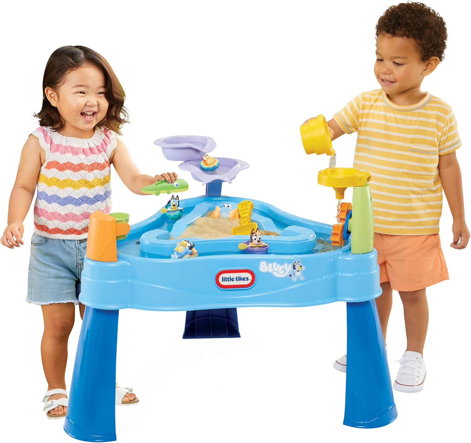 Little Tikes Bluey Beach Water Table - Comes with 6 Accessories, Bluey Active Play, for Boys and Girls Ages 1-6 Years image number 5