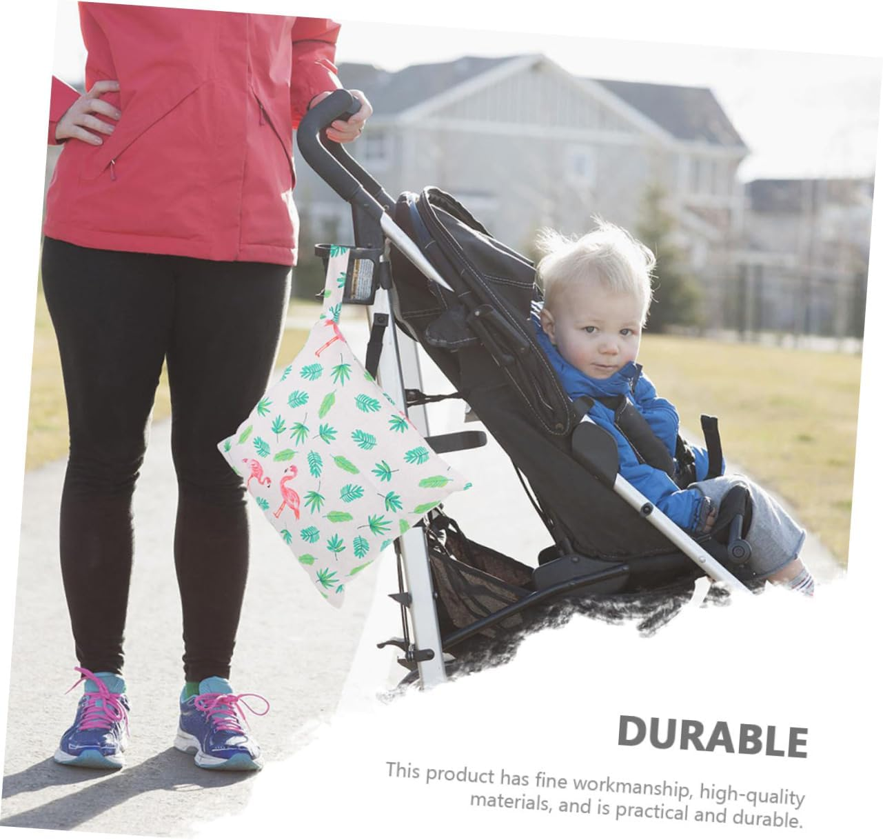 ERINGOGO 4Pcs Portable Diaper Storage Bags for Nappies for Travel Shopping and Daily Use and Wear-Resistant Organizer image number 1