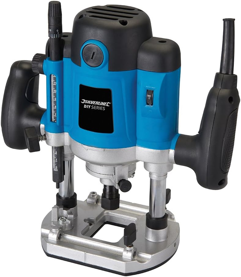Silverline 264895-1500W DIY &frac12;&rdquo; Plunge Router 230V image number 5