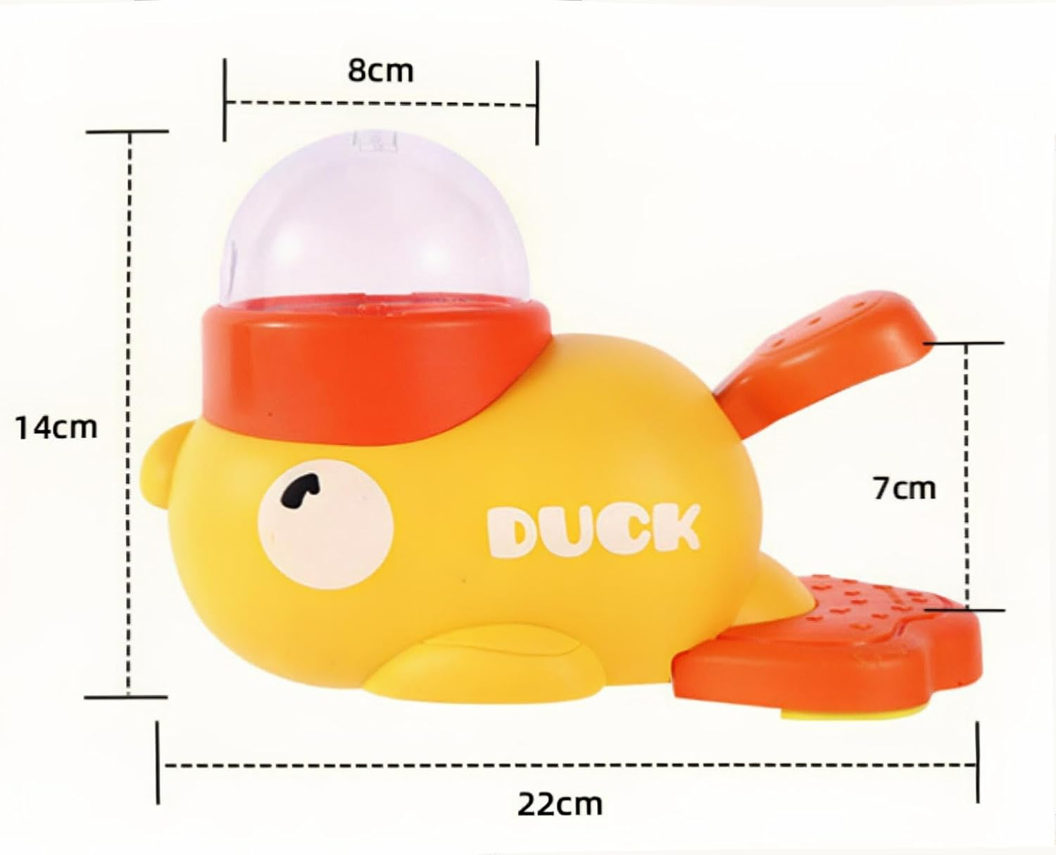 Tasmegol Dog Treat Dispenser Toy 2-In-1 Duck-Shaped Interactive Dog Food Slow Feeder Puzzle Toy