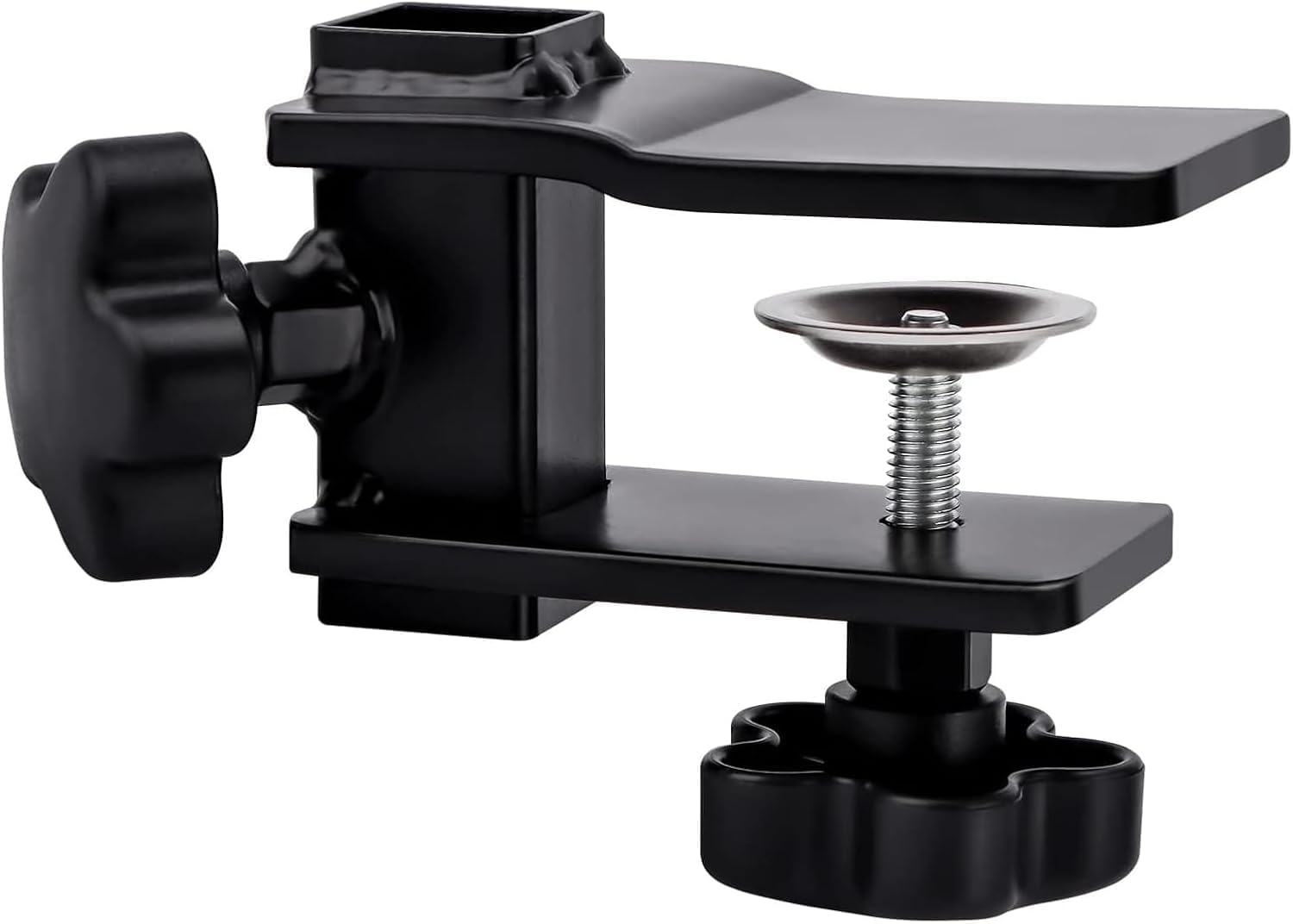 Kalolary Grooming Table Arm Clamps,Grooming Table Arm Clamps, Adjustable Replacement Aid Clamps to Attach Grooming Arms to Tables Accessories image number 1