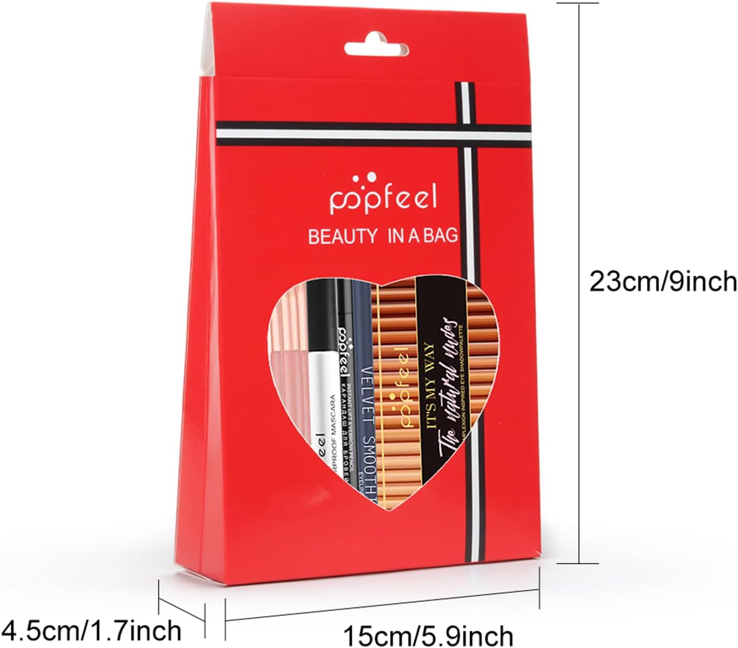 Fantasyday All in One Makeup Kit,Full Starter Cosmetics Set with Eyeshadow Palette, Lipstick Palette, Eyebrow Pencil, Concealer, Mascara,Makeup Brush, Gift Set for Women,Girls & Teens#A01 image number 6