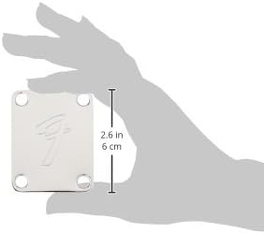 Fender 991448100 F Neckplate Chrome