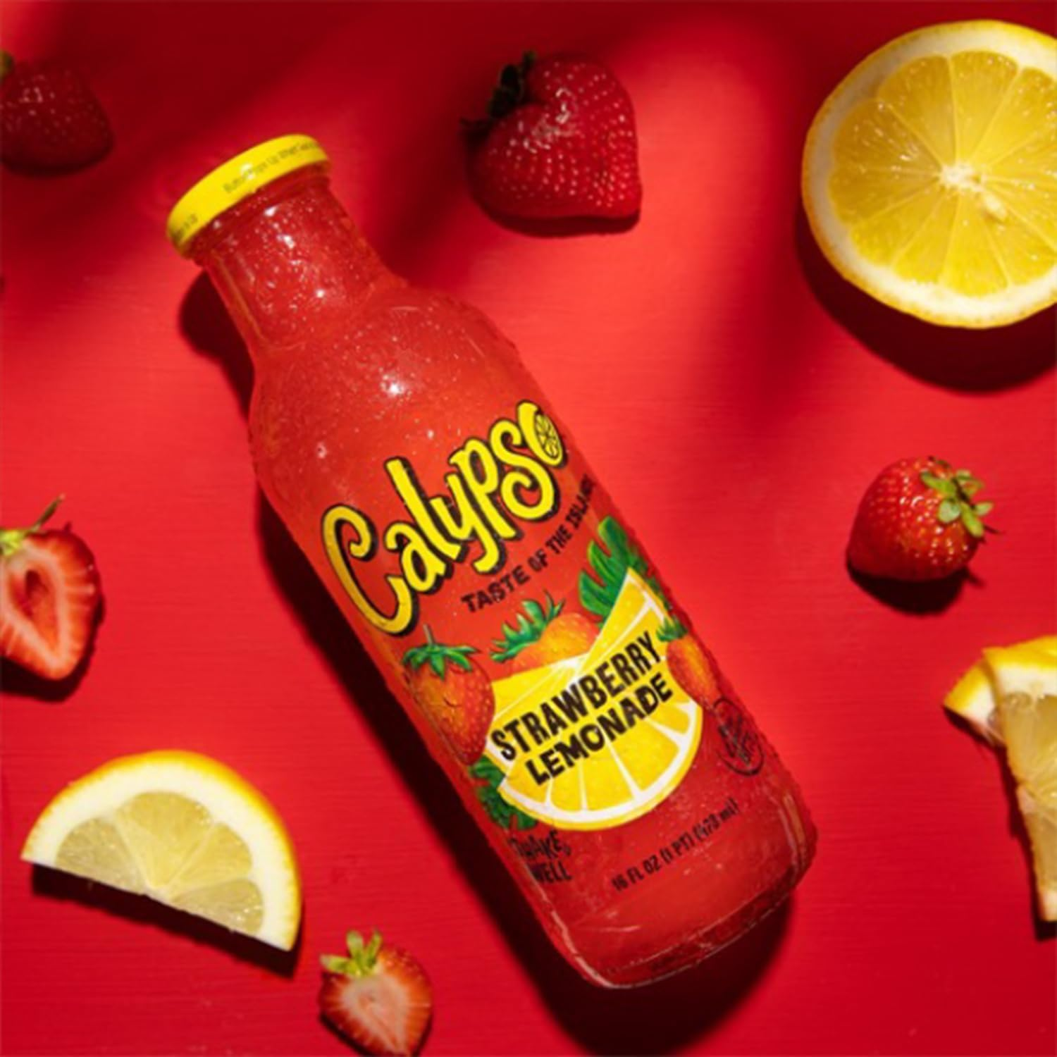 Calypso, 12 X 473Ml, Strawberry Lemonade image number 2