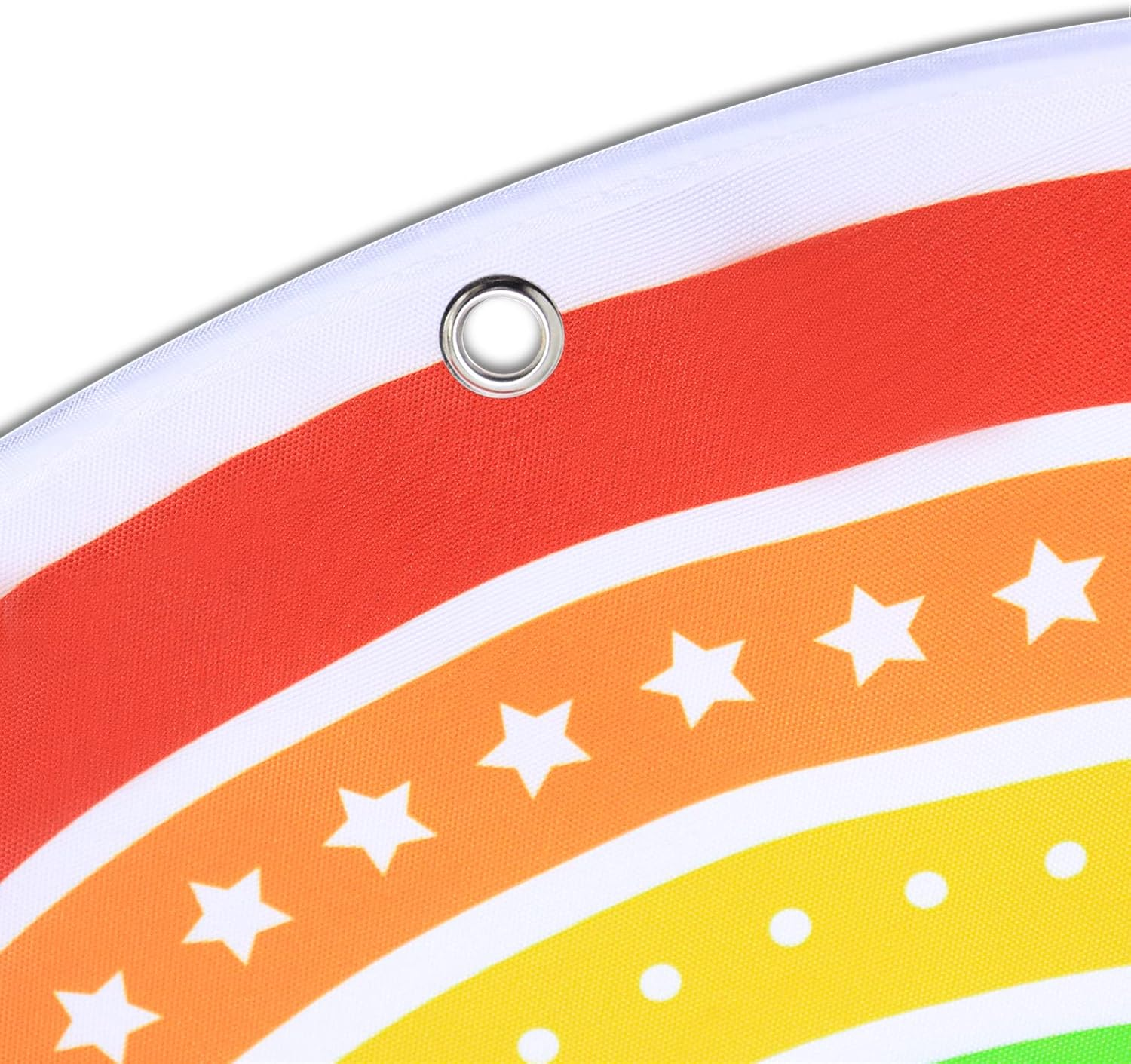 Godery Boho Rainbow Pocket Chart for Classroom,Sight Words Pocket Chart, Homeschool Teaching Supplies 7 Pocket Chart (White) image number 3